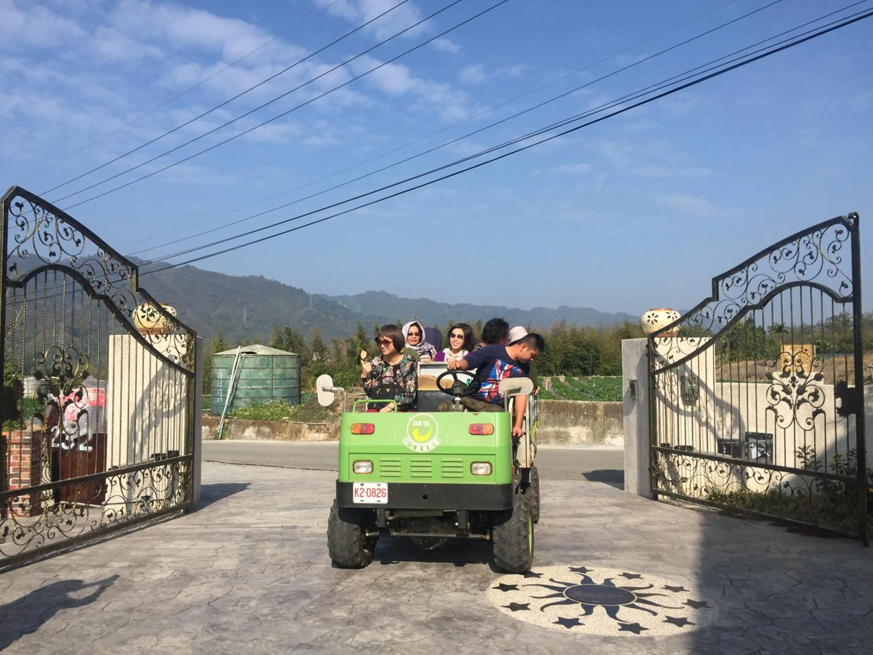 The house behind stream