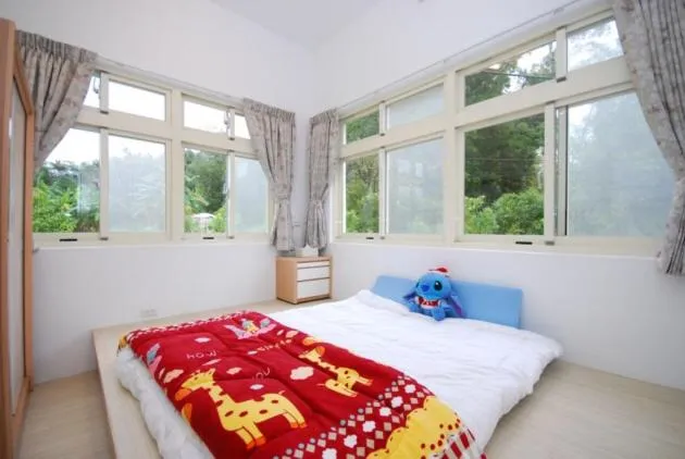 Bed in The house behind stream