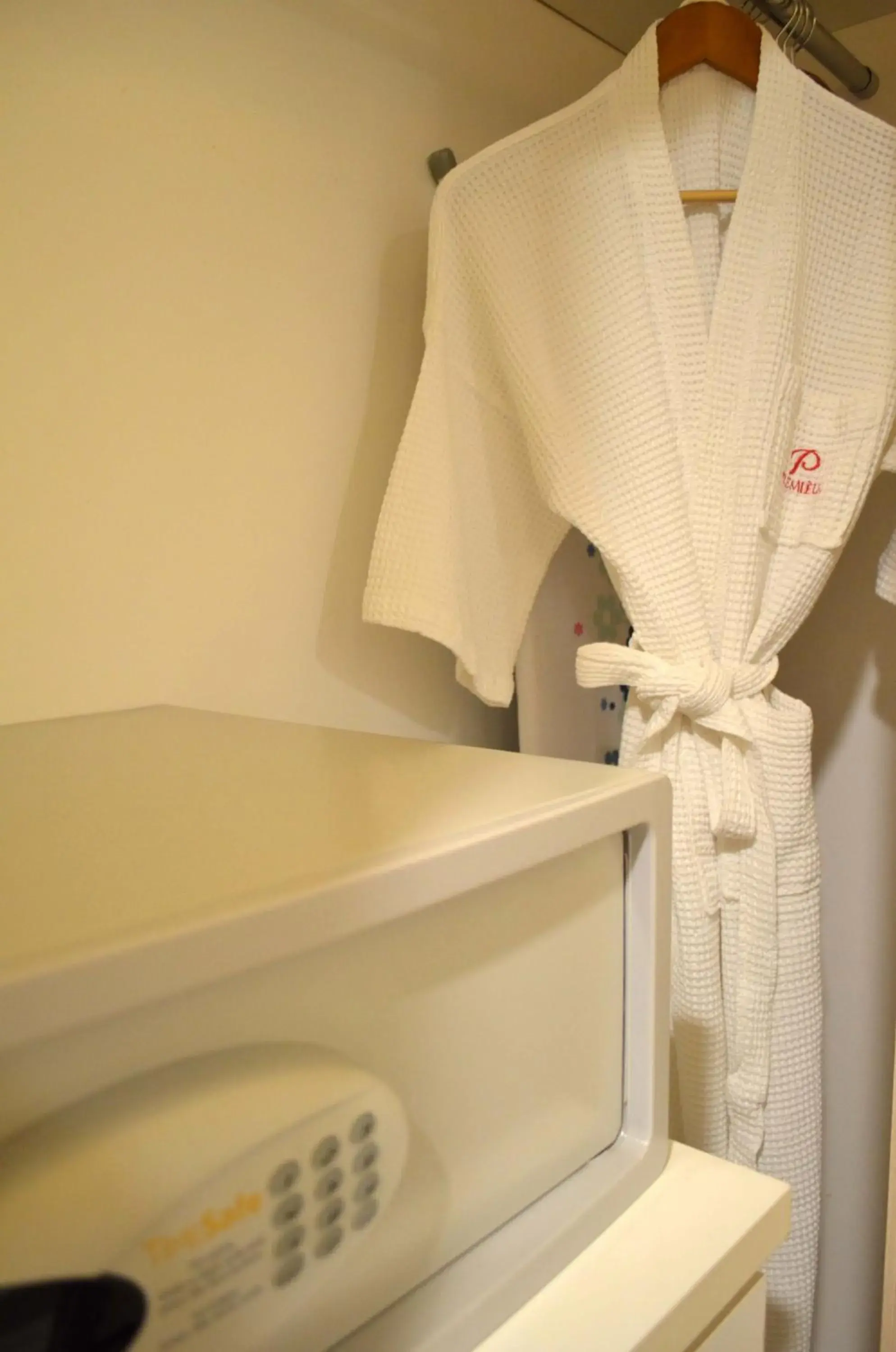 towels, Bathroom in Premiere Hotel