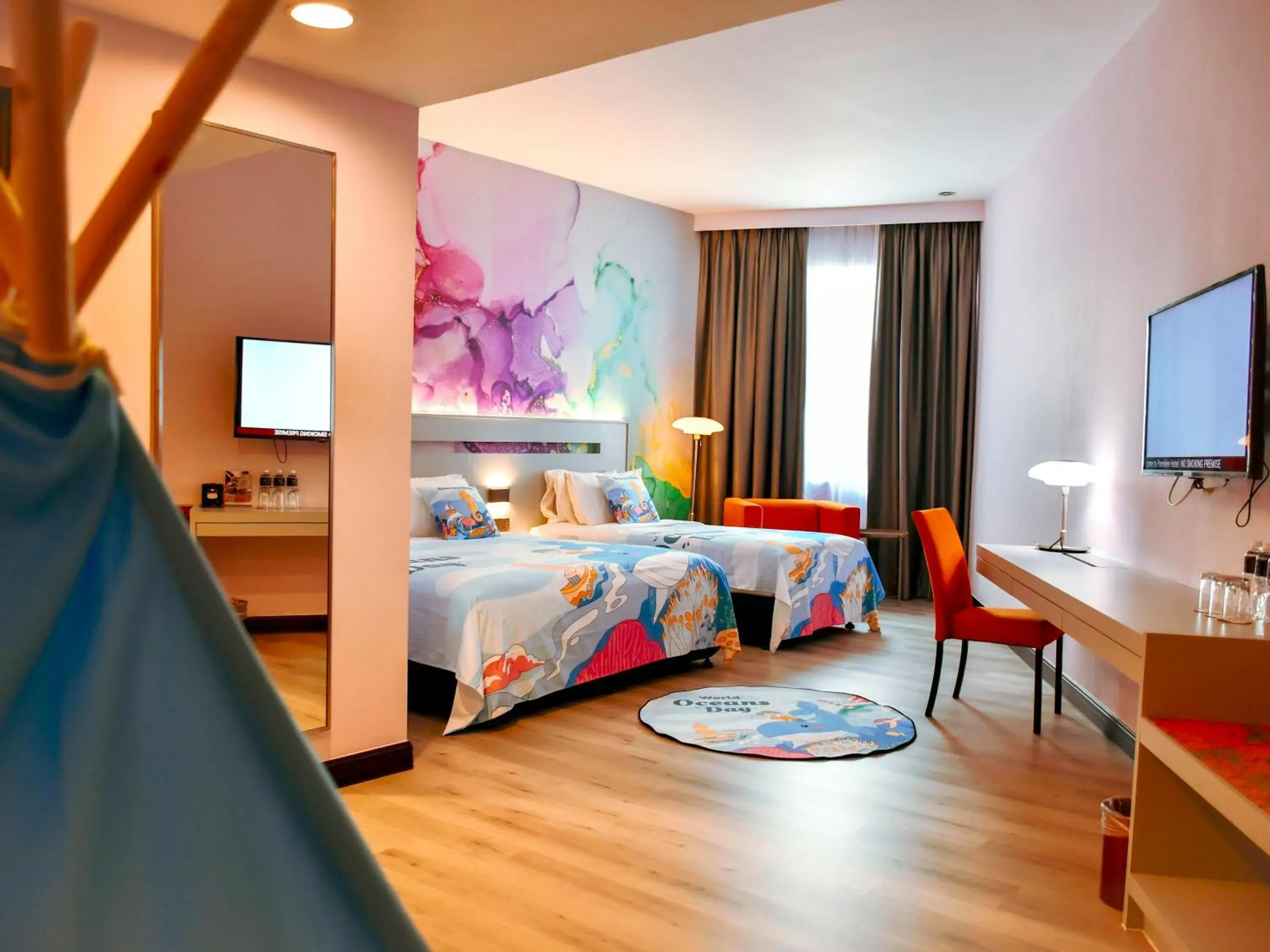 Bedroom, Bed in Premiere Hotel - Complimentary Shuttle to Klang Wholesale Market Bedroom, Bed in Premiere Hotel - Complimentary Shuttle to Klang Wholesale Market