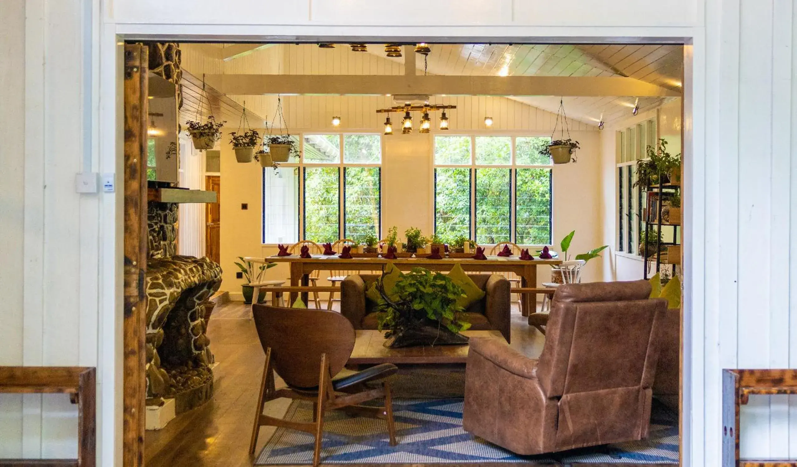 Living room in Sutera Sanctuary Lodges At Kinabalu Park Living room in Sutera Sanctuary Lodges At Kinabalu Park