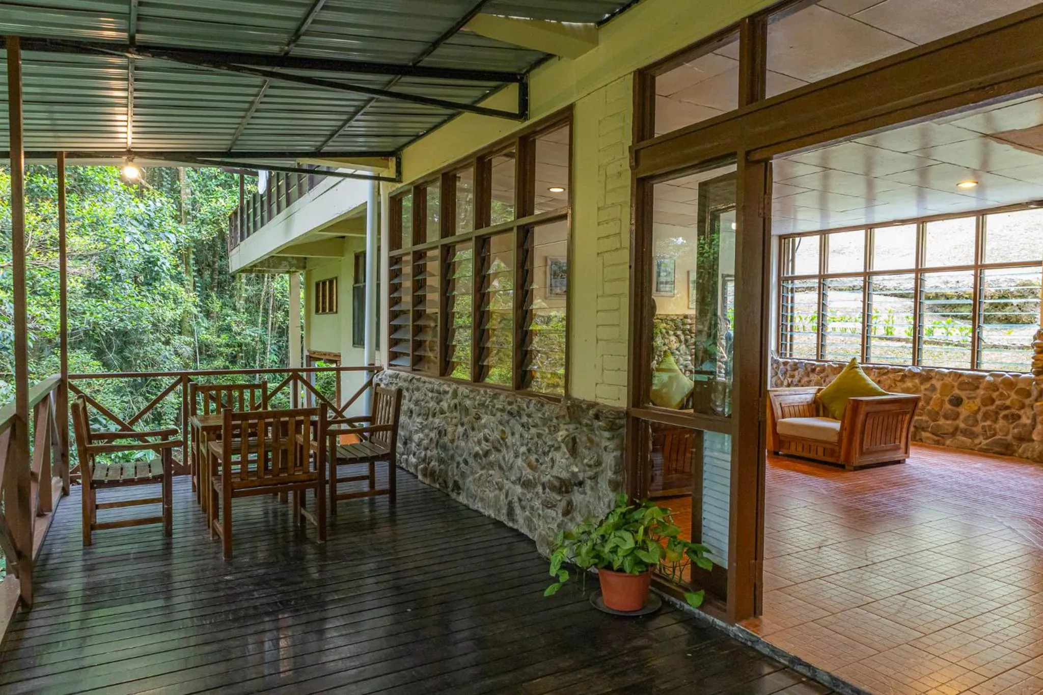 Balcony/Terrace in Sutera Sanctuary Lodges At Kinabalu Park