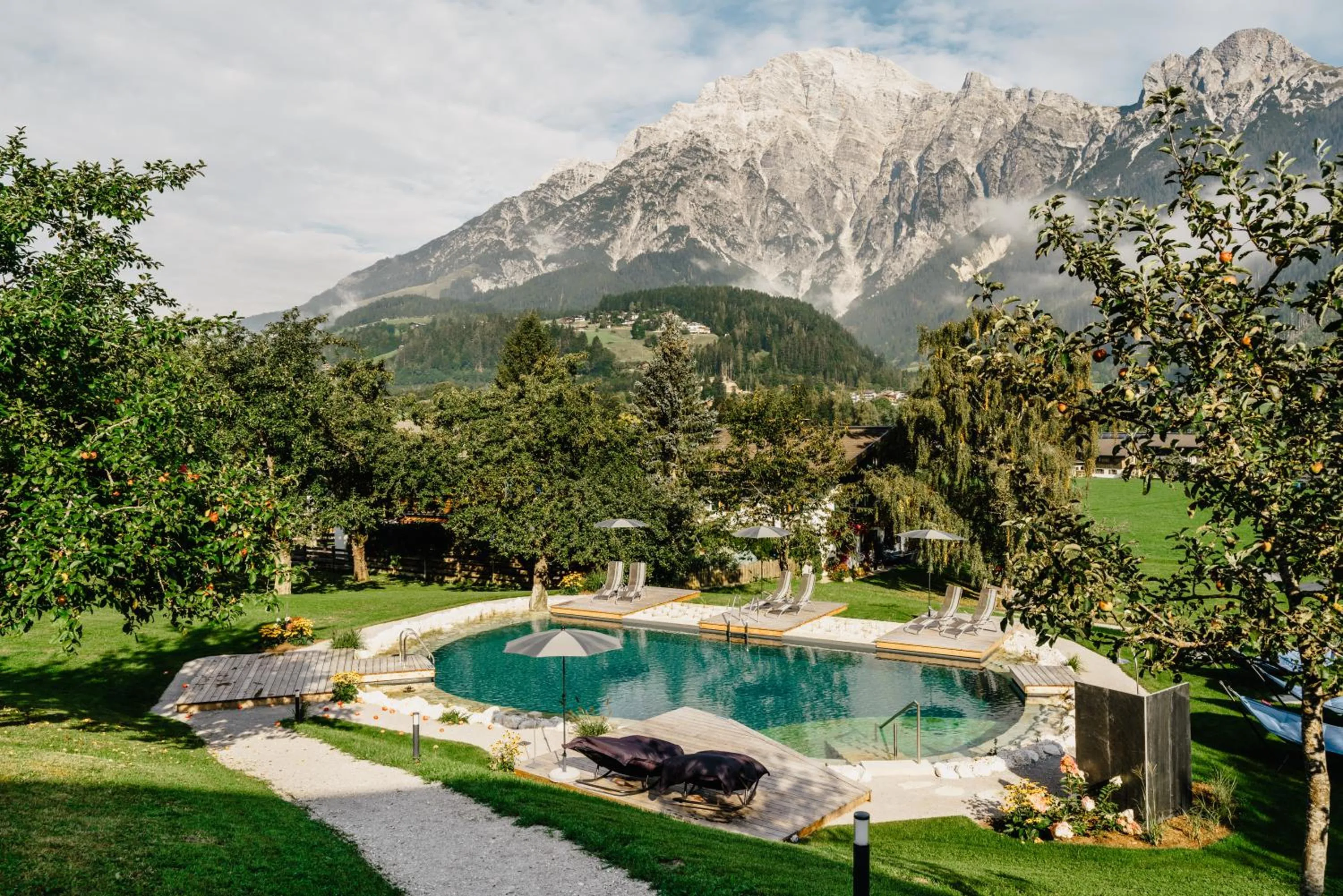 Swimming pool in Das Stoaberg