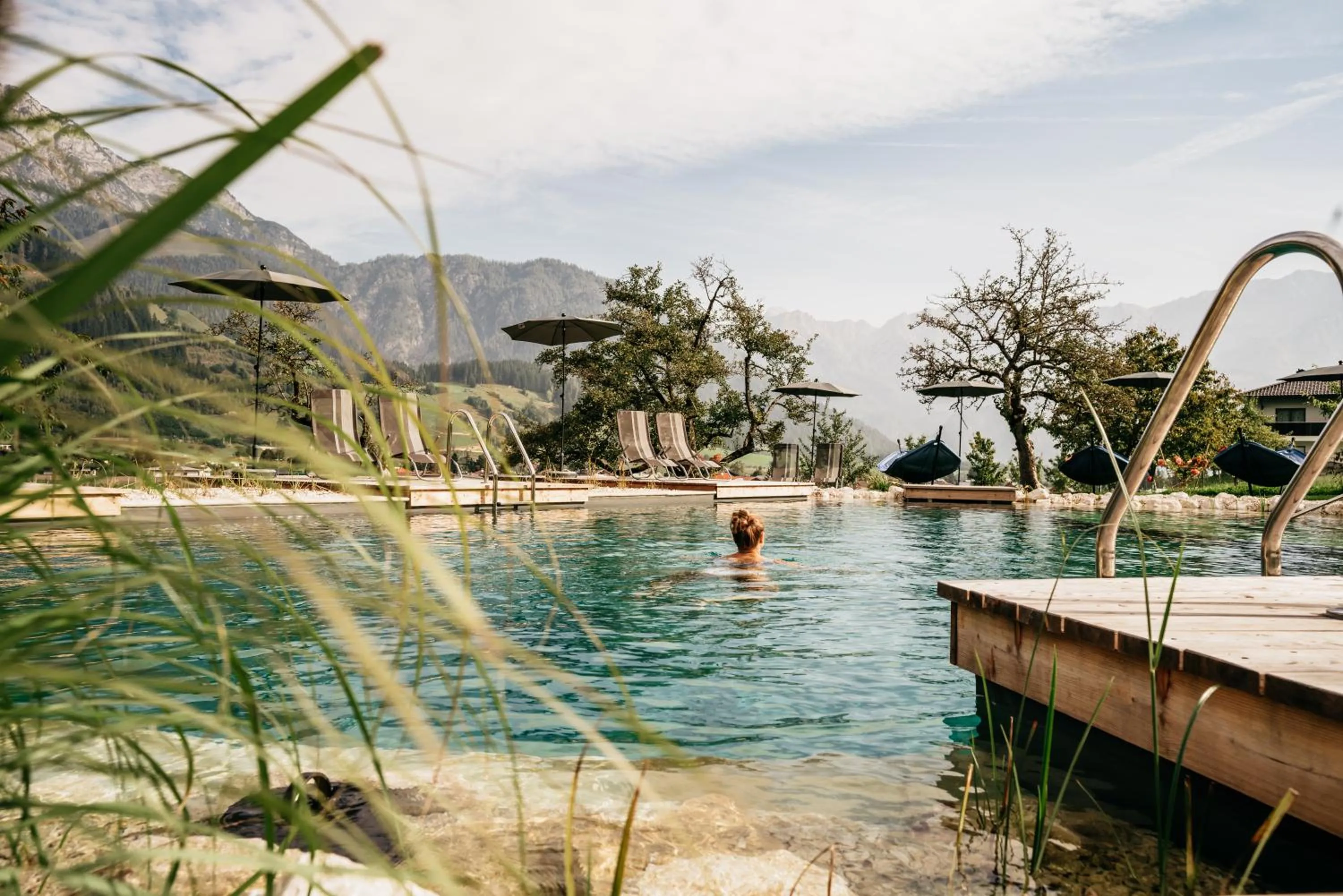Swimming pool in Das Stoaberg