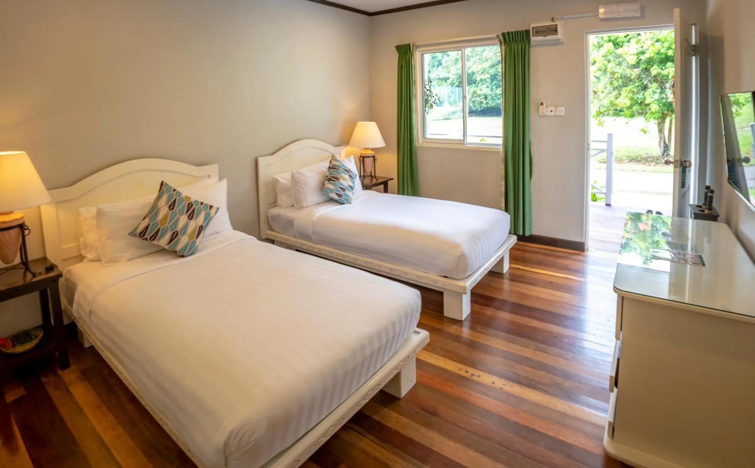 Bed in Sutera Sanctuary Lodges At Poring Hot Springs