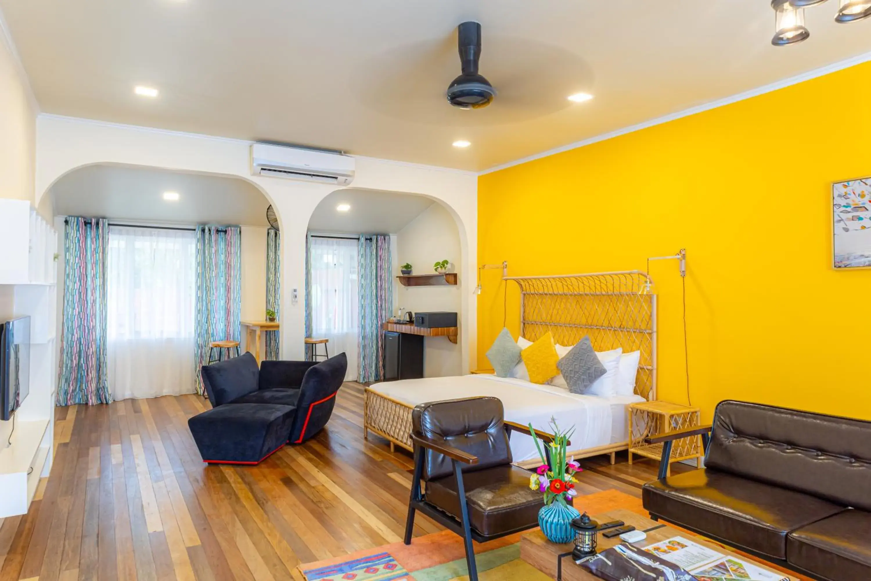 Bed in Sutera Sanctuary Lodges At Poring Hot Springs Bed in Sutera Sanctuary Lodges At Poring Hot Springs