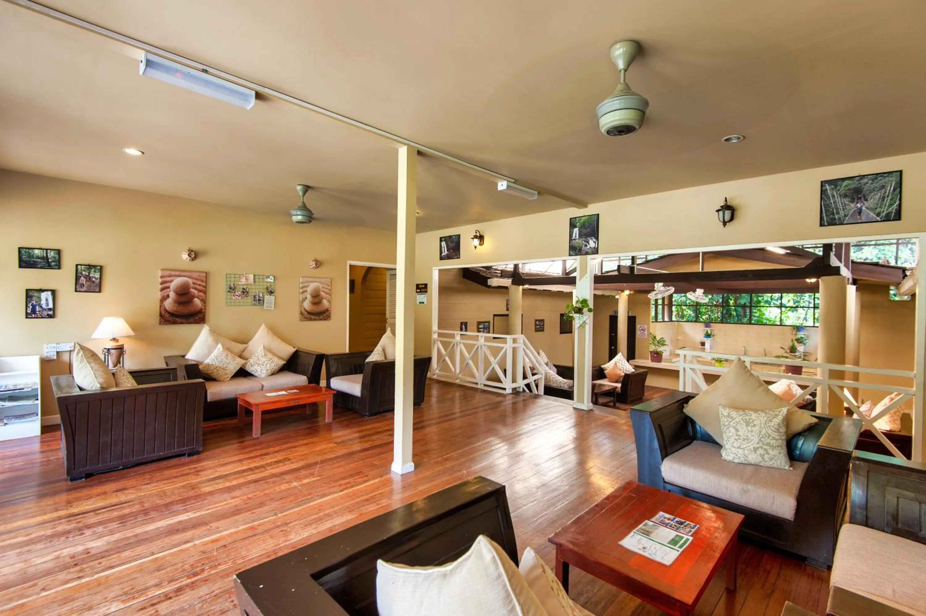 Seating area in Sutera Sanctuary Lodges At Poring Hot Springs