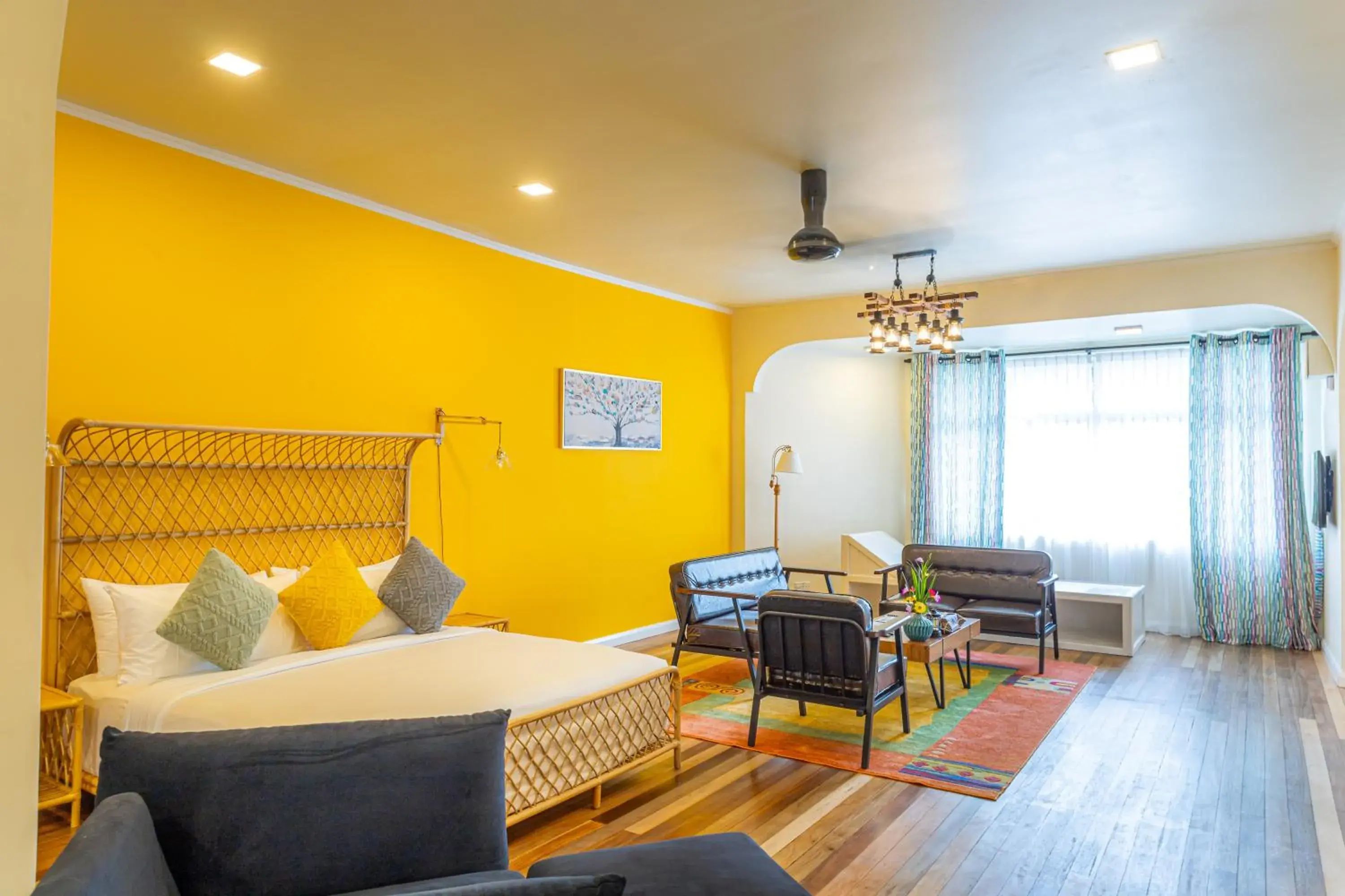 Bed in Sutera Sanctuary Lodges At Poring Hot Springs Bed in Sutera Sanctuary Lodges At Poring Hot Springs