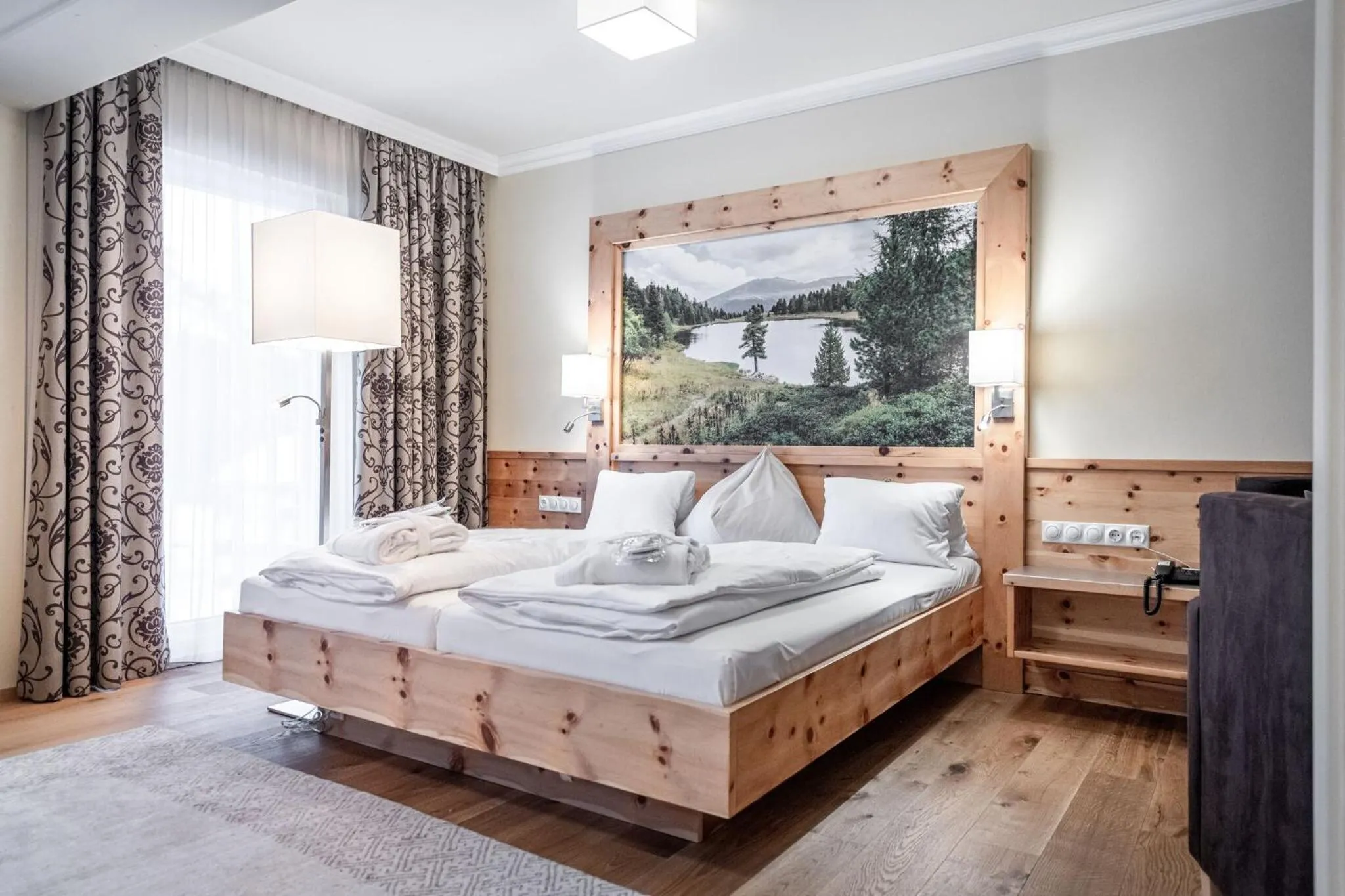 Bed in Hotel Kornock