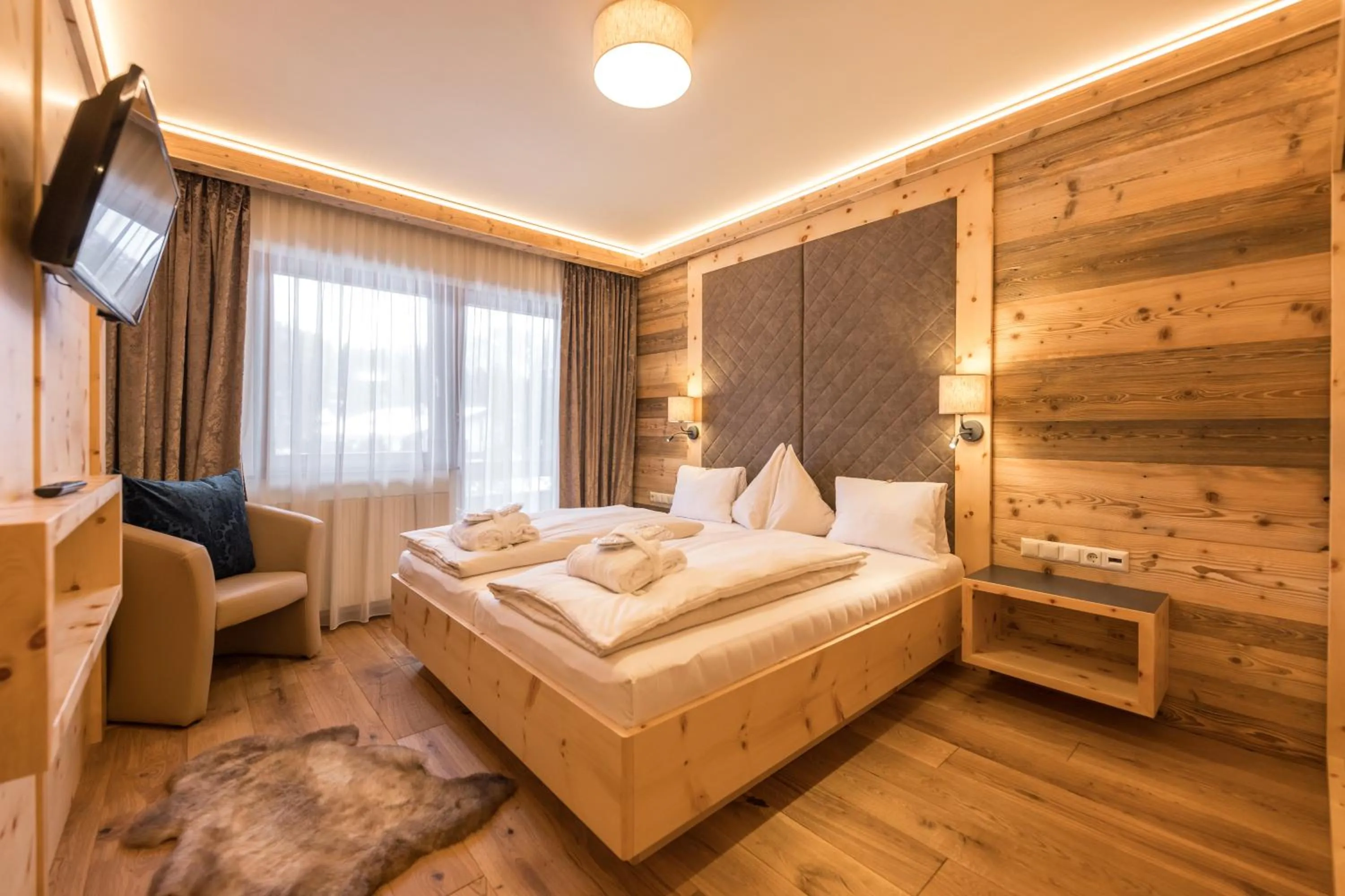 Bedroom, Bed in Hotel Kornock