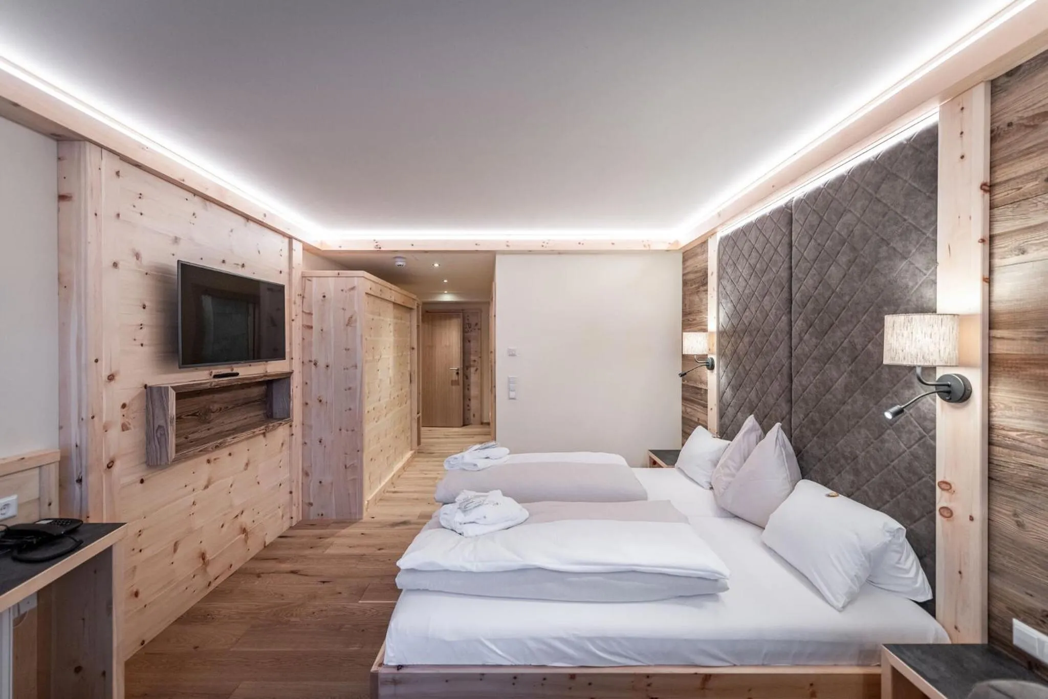 Bed in Hotel Kornock