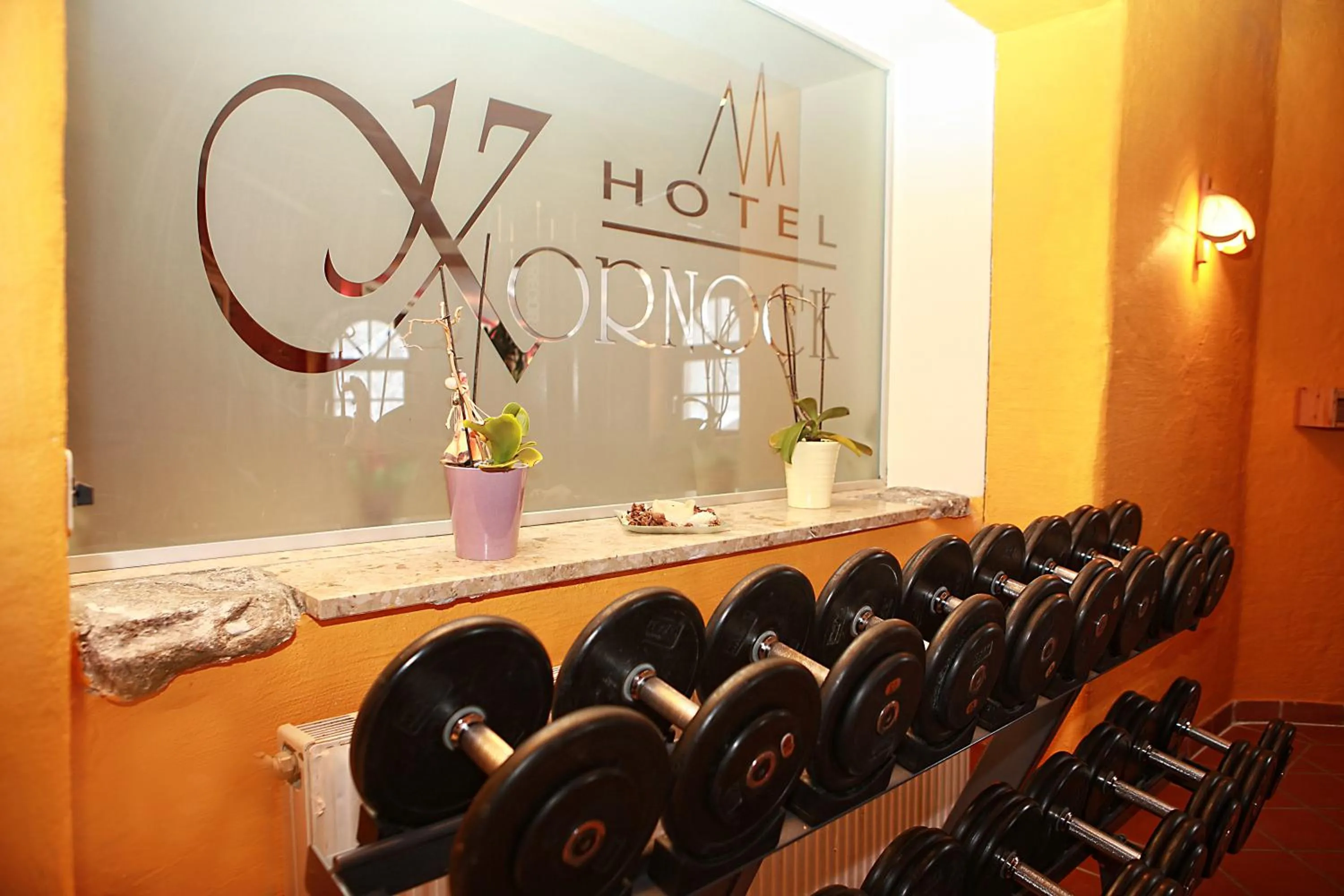Fitness centre/facilities in Hotel Kornock