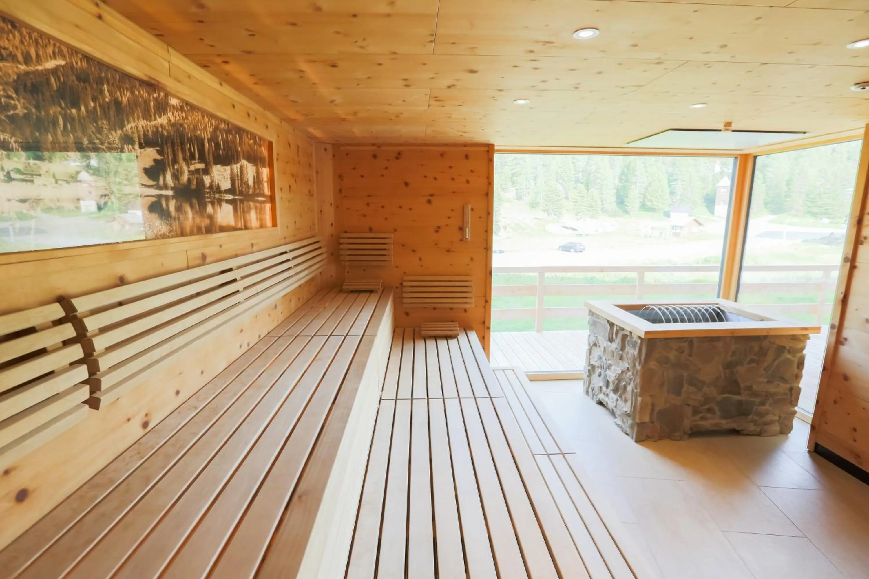Sauna in Hotel Kornock