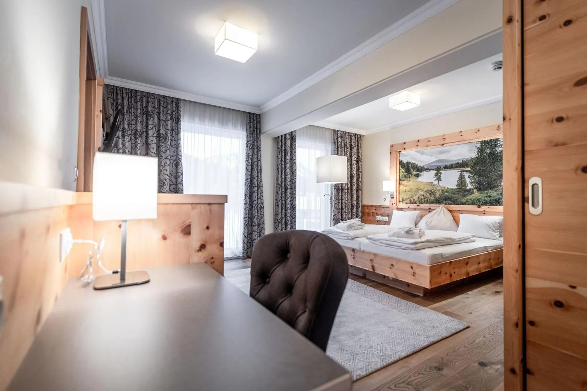 Bed in Hotel Kornock
