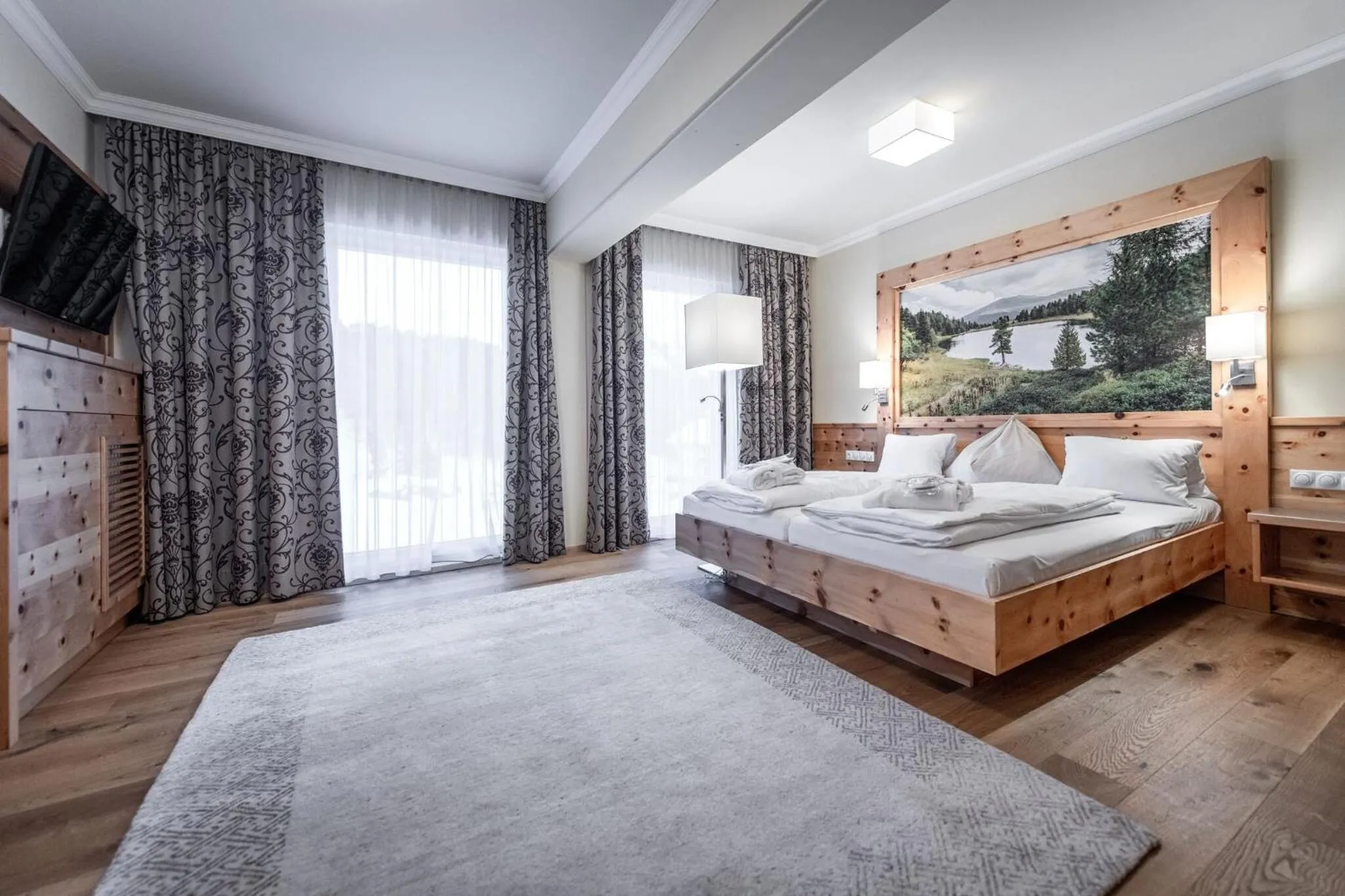 Bed in Hotel Kornock