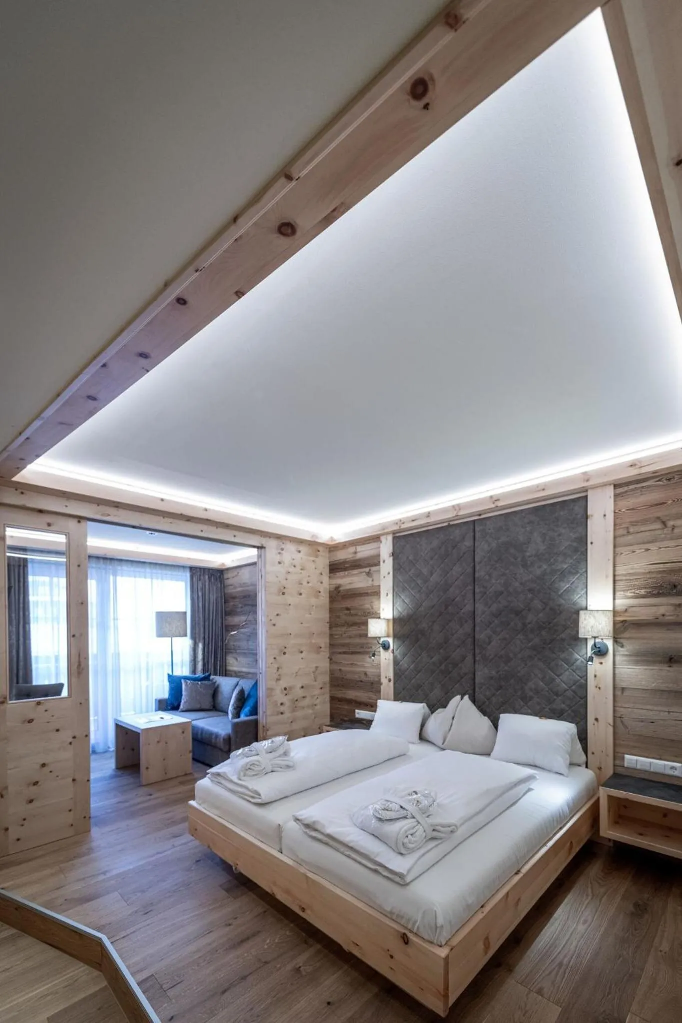 Bed in Hotel Kornock