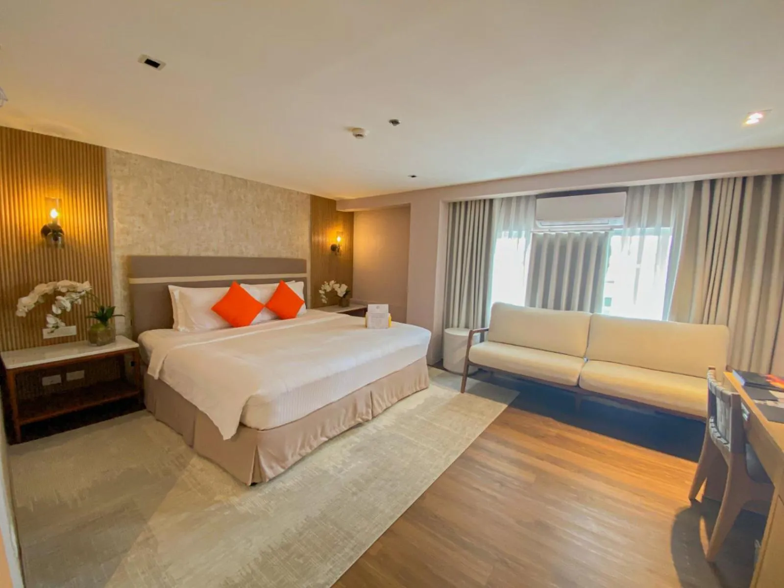 Bed in Hotel St. Ellis