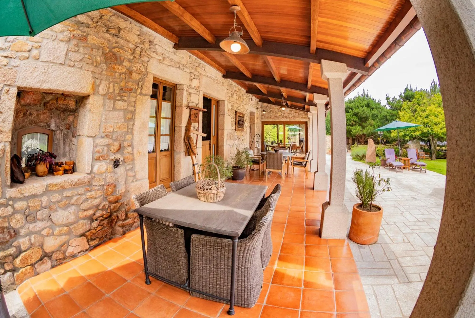 Garden view in Casa do Mudo