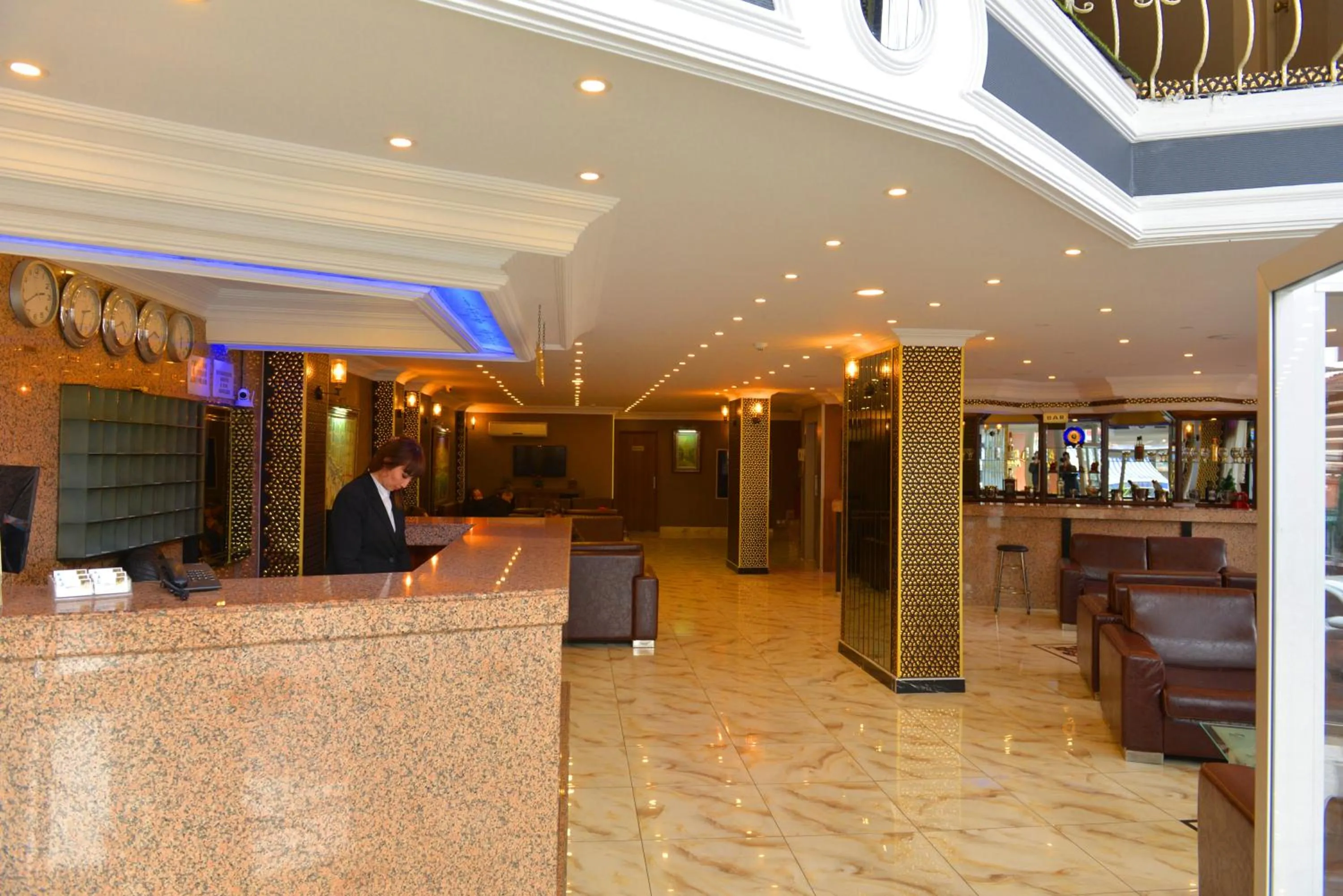 Lobby or reception in Hotel Marina City