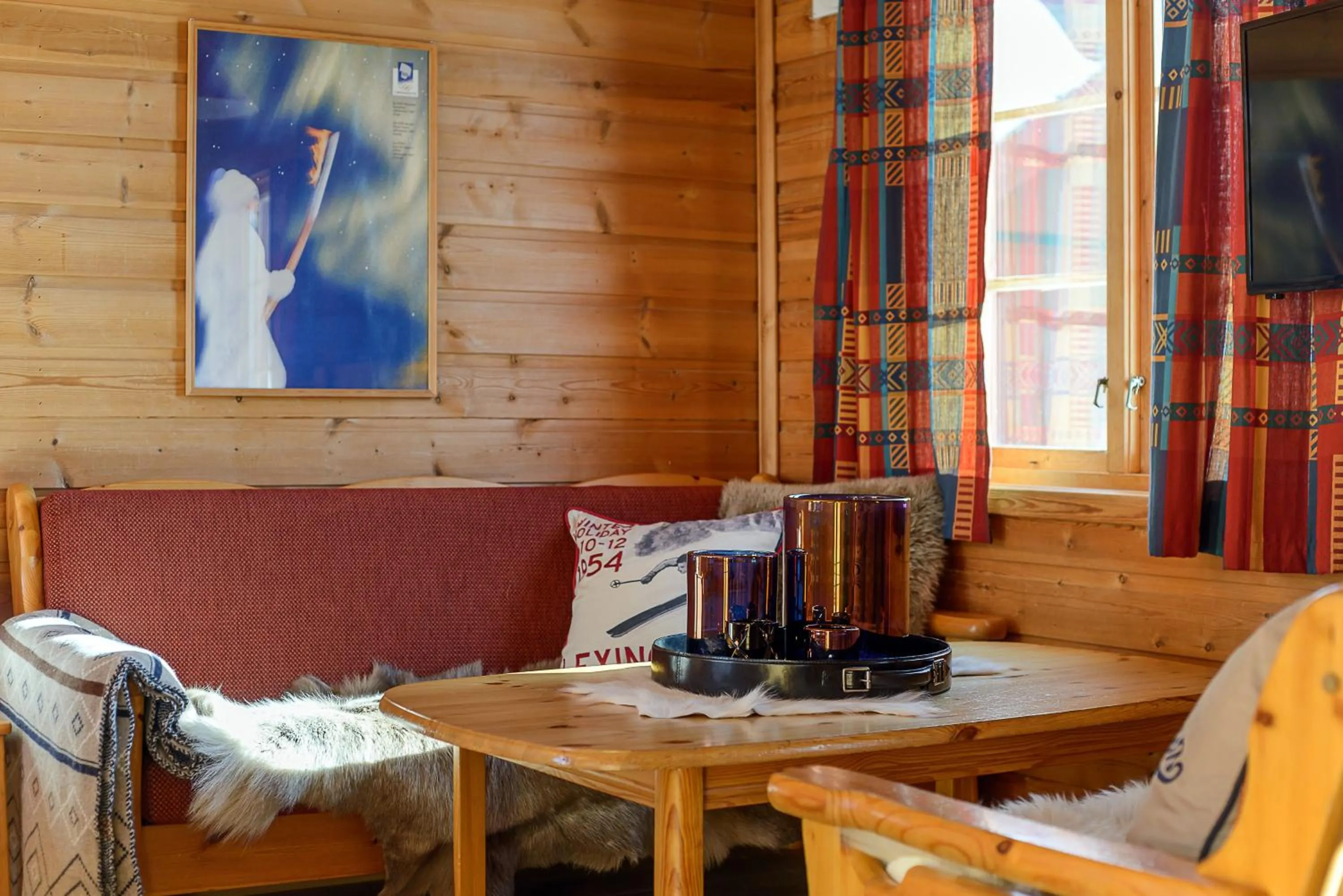 Living room in Lillehammer Fjellstue og Hytteutleie