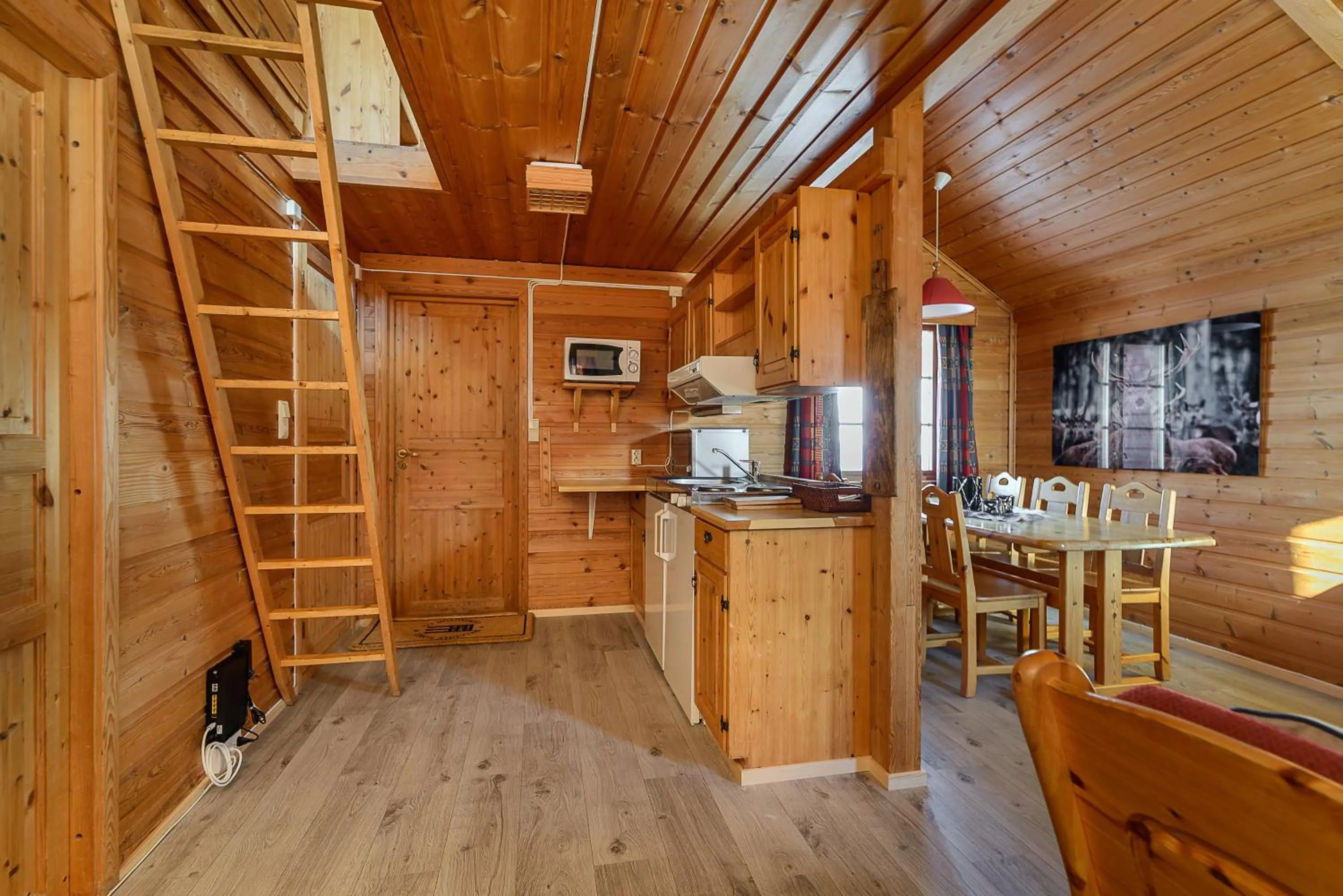 Kitchen or kitchenette in Lillehammer Fjellstue og Hytteutleie