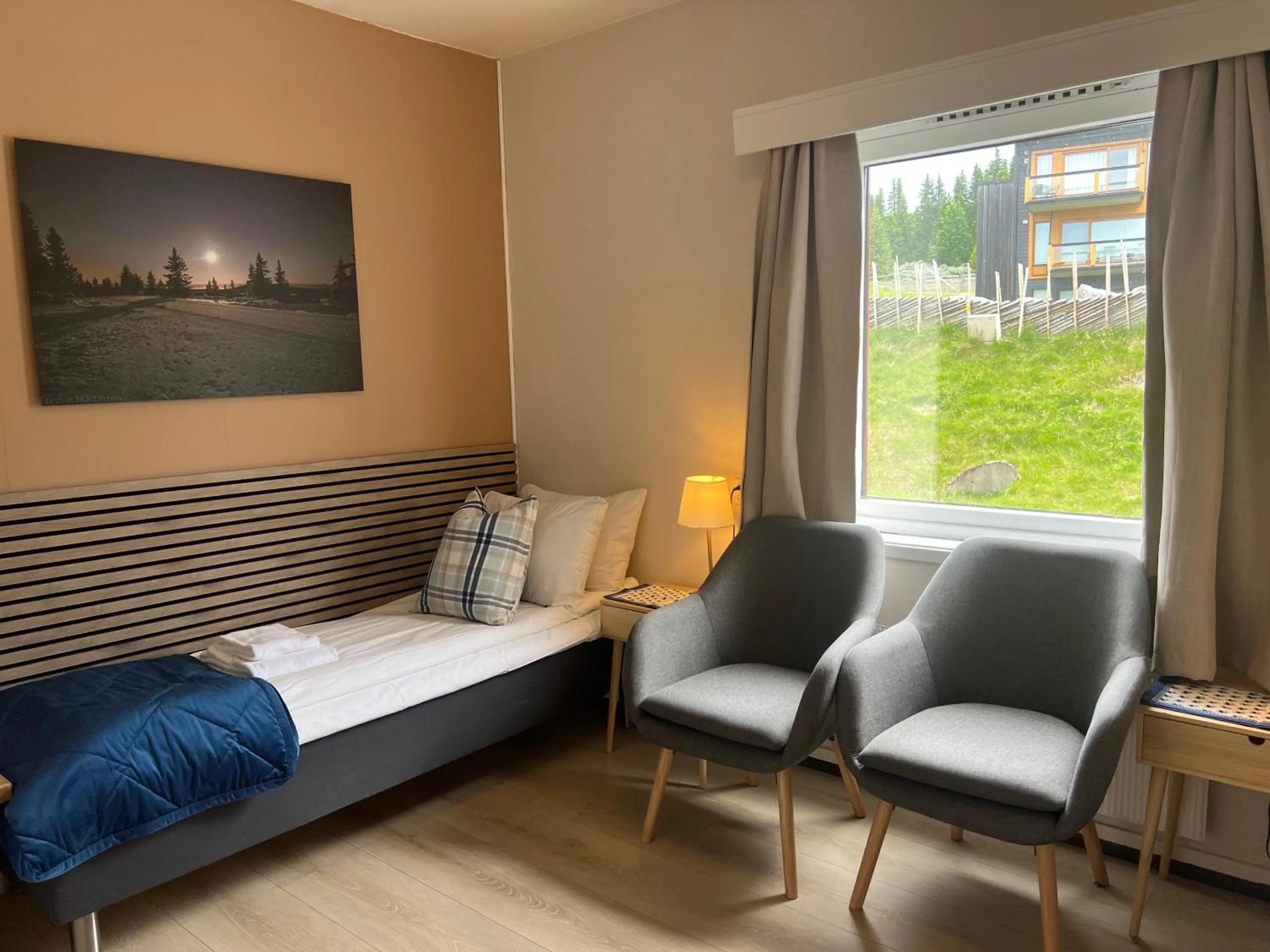 Bed in Lillehammer Fjellstue og Hytteutleie