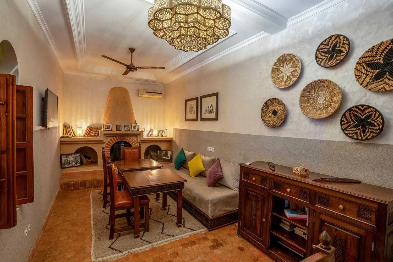 Living room in Riad Adika & Spa