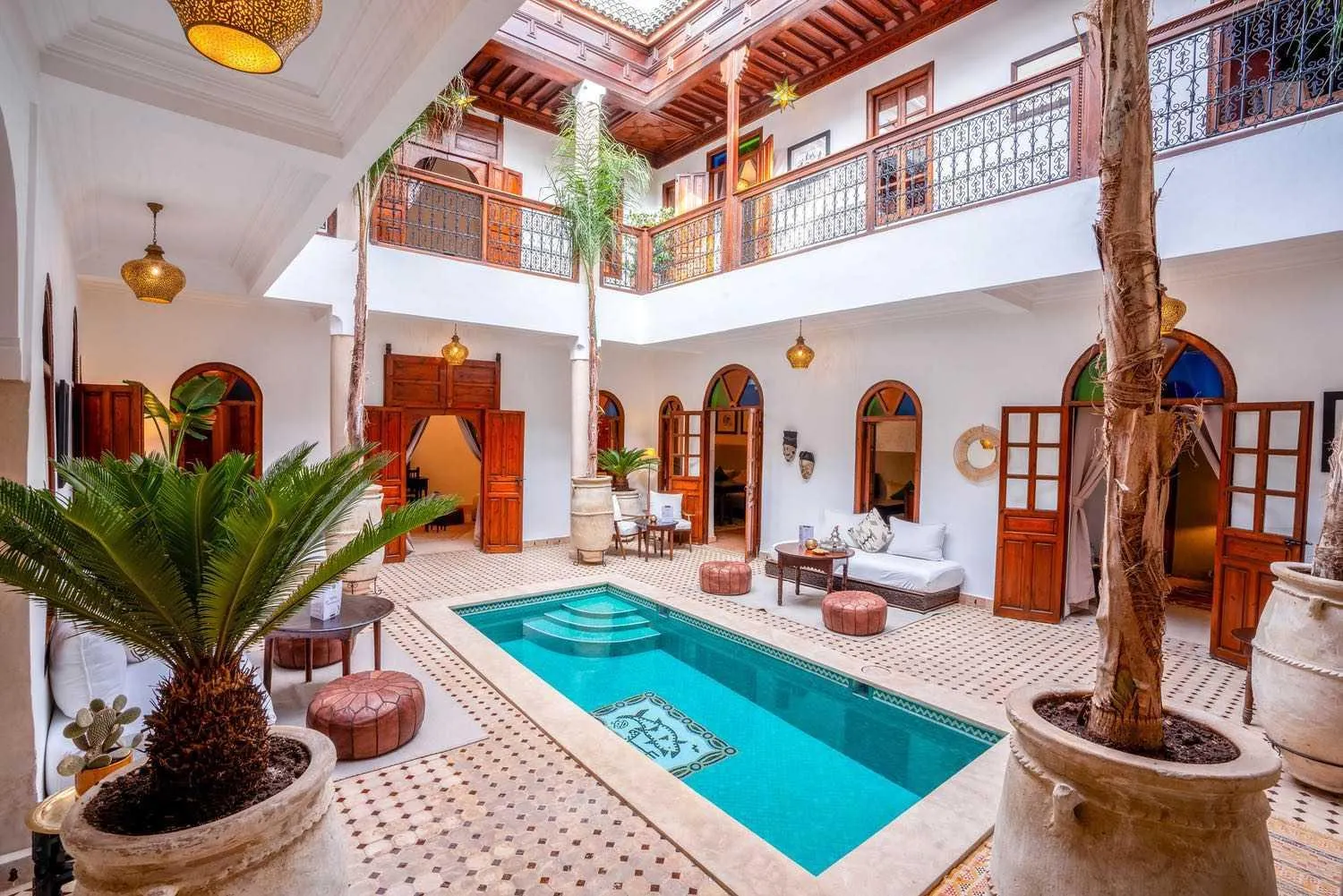 Patio in Riad Adika & Spa