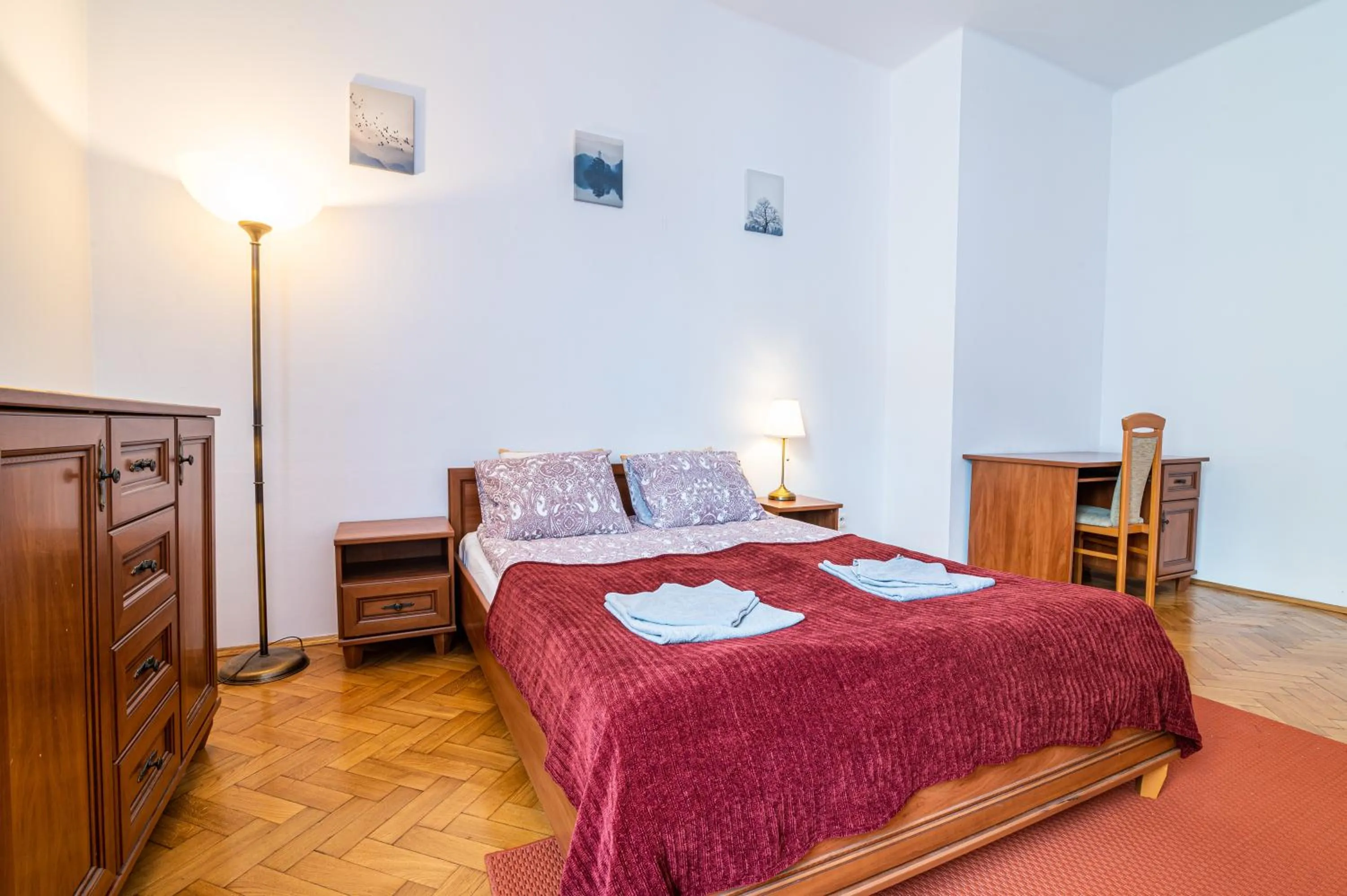 Bed in Trip Apartments