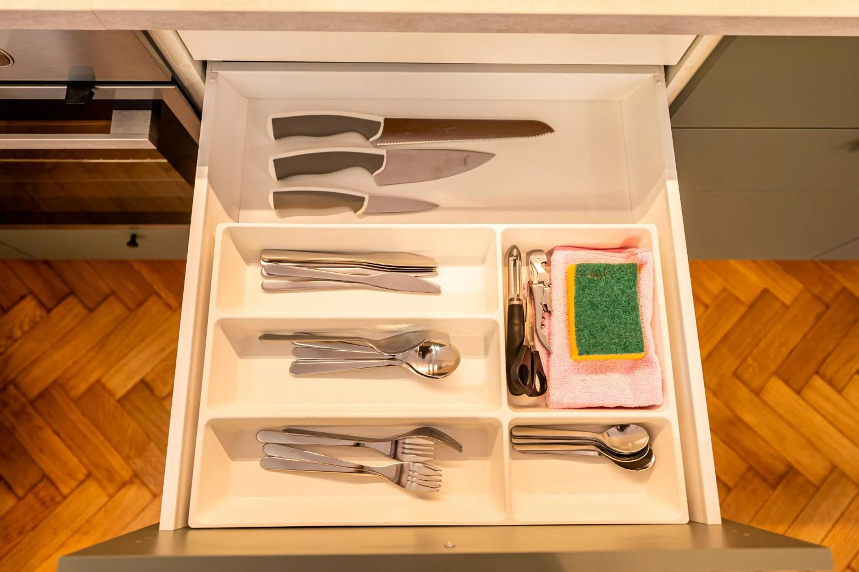 Kitchen or kitchenette in Trip Apartments