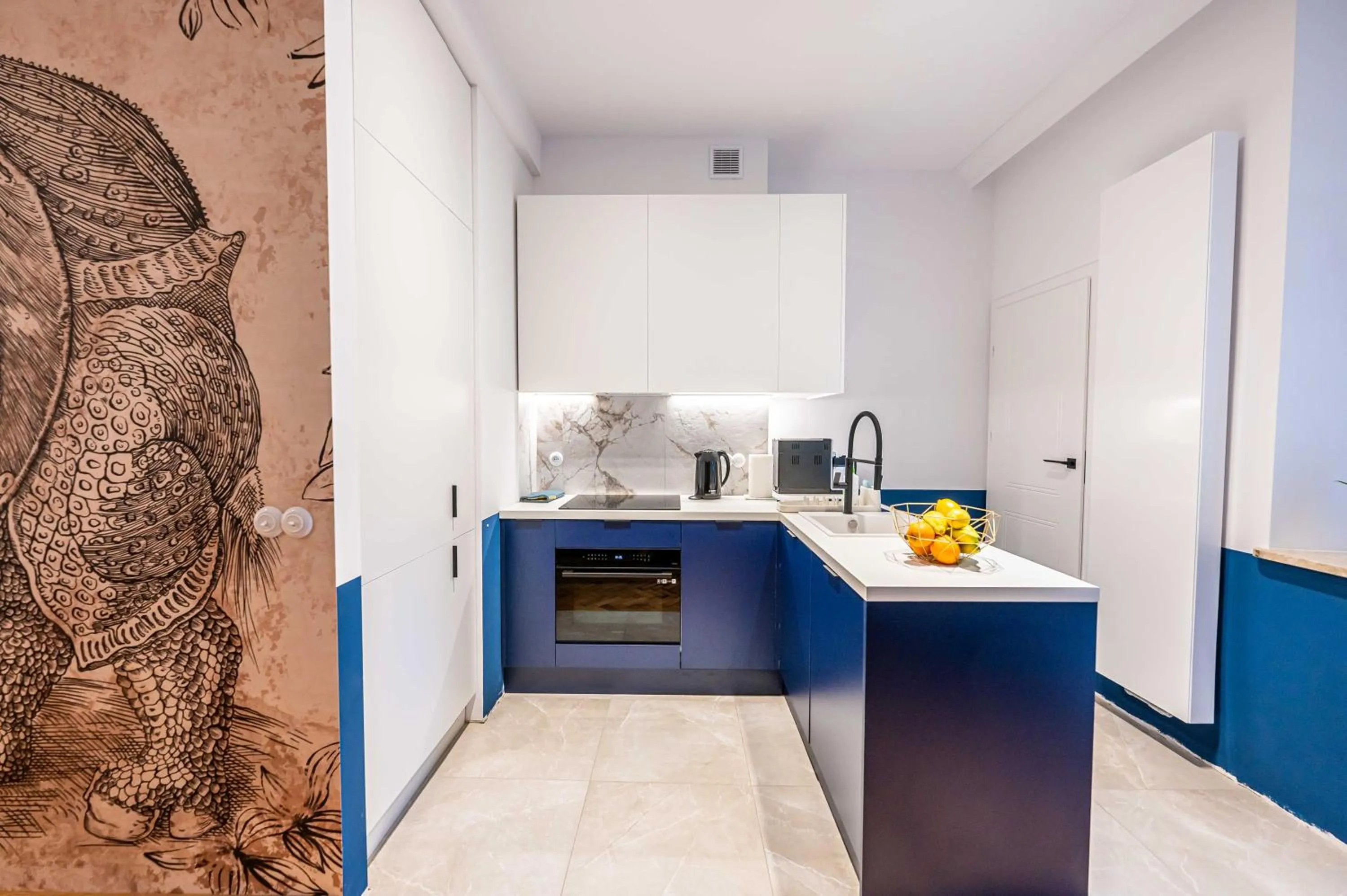Kitchen or kitchenette in Trip Apartments