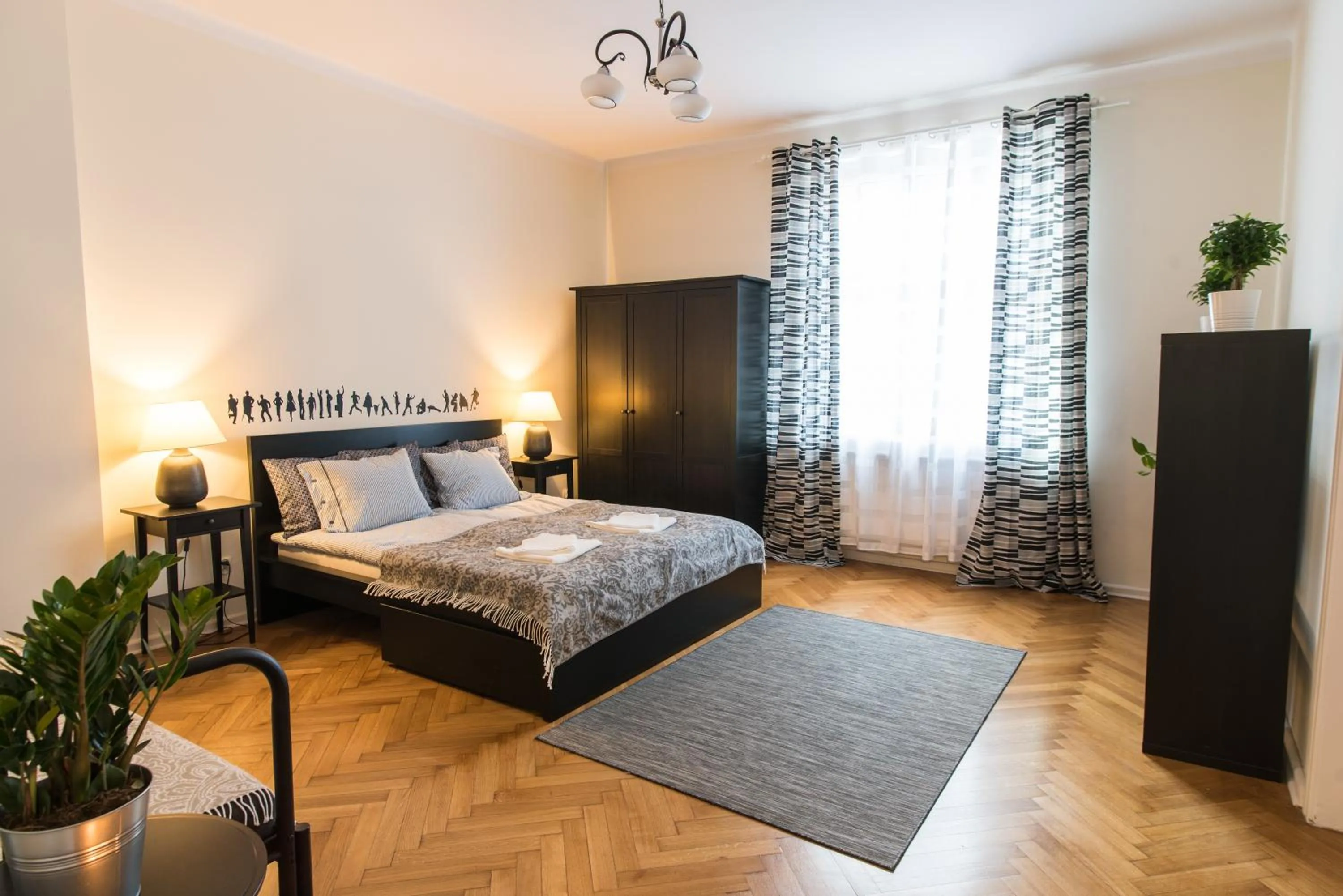 Bed in Trip Apartments