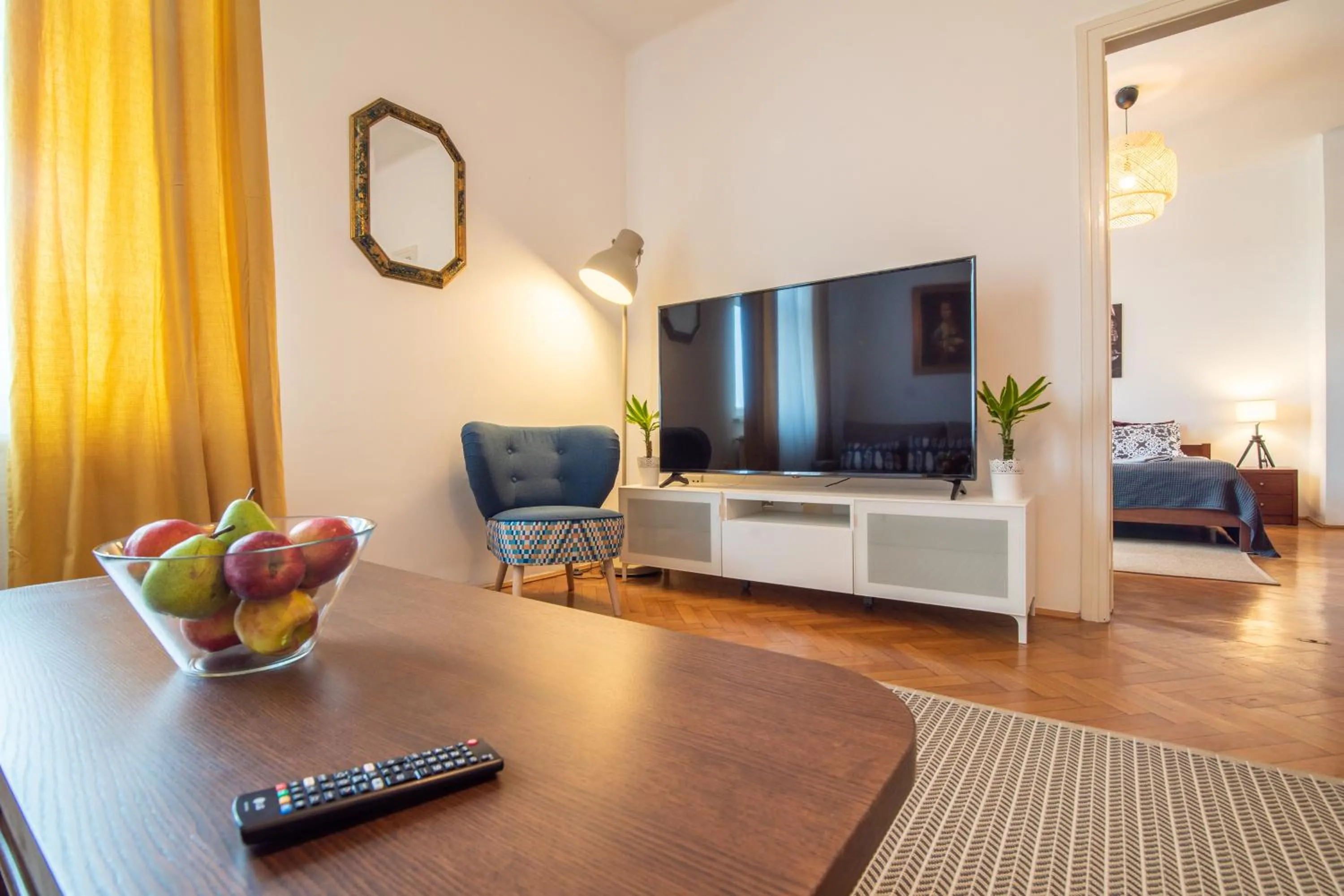 Living room in Trip Apartments