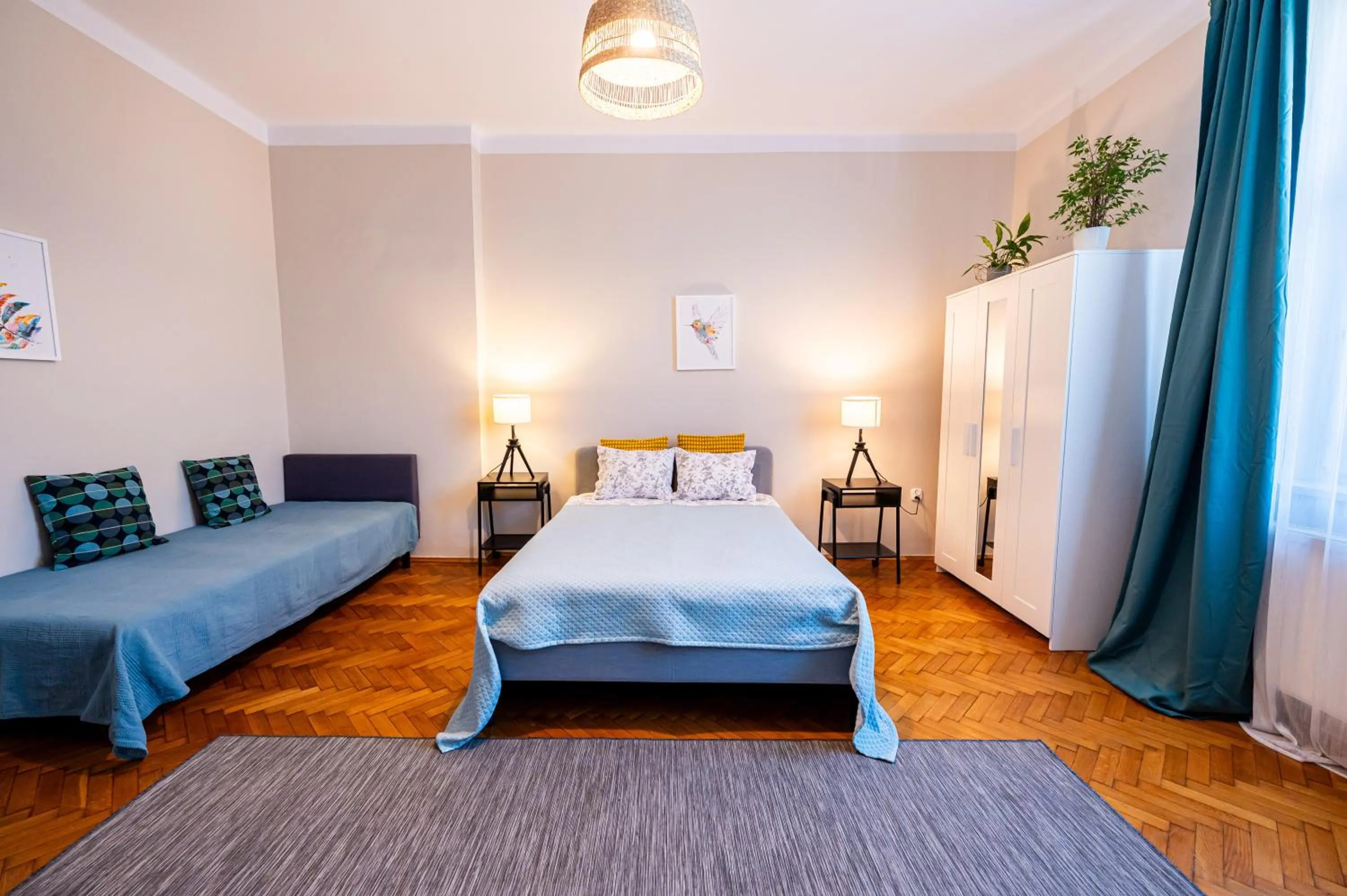 Bed in Trip Apartments