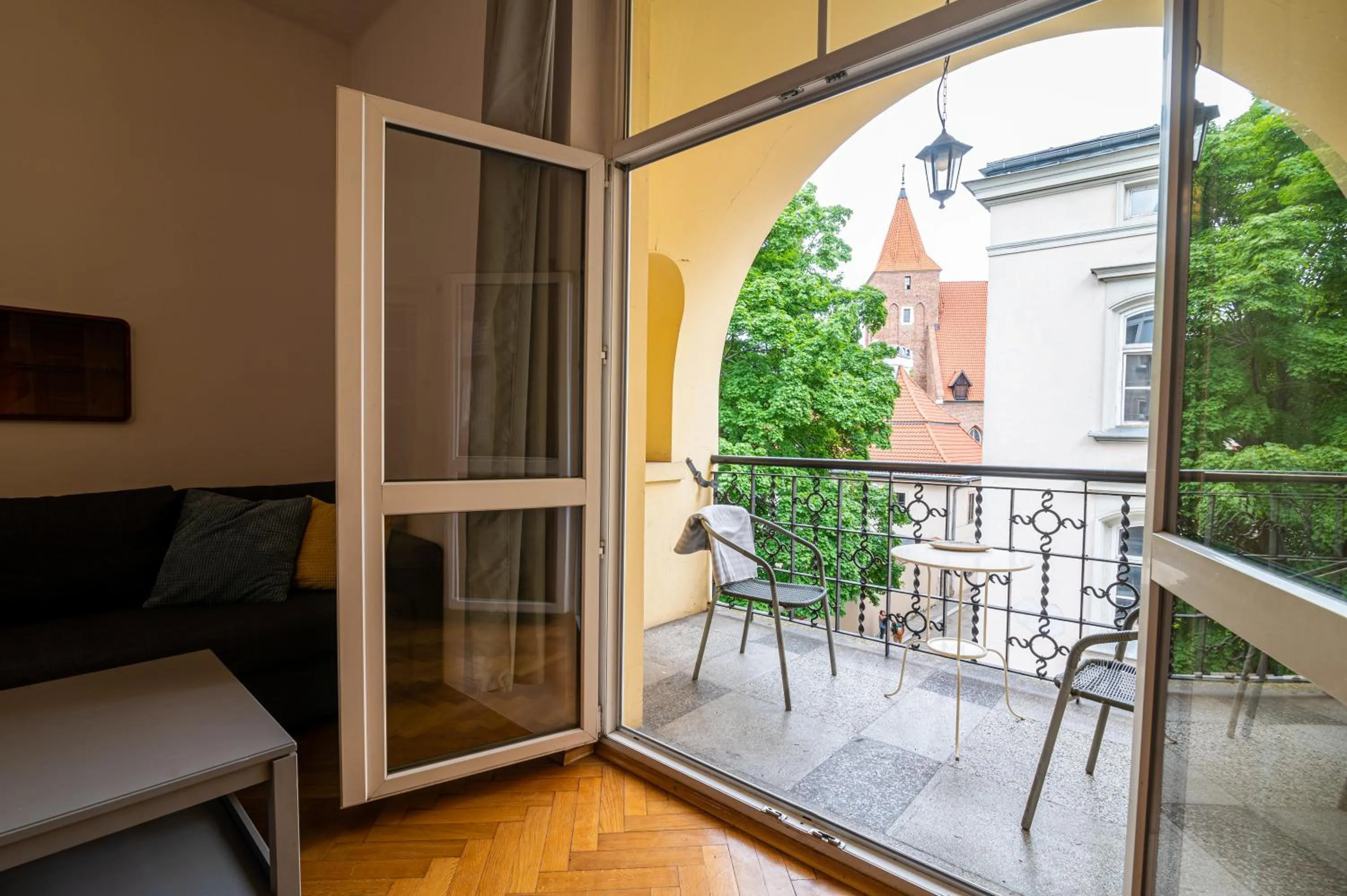 Patio in Trip Apartments
