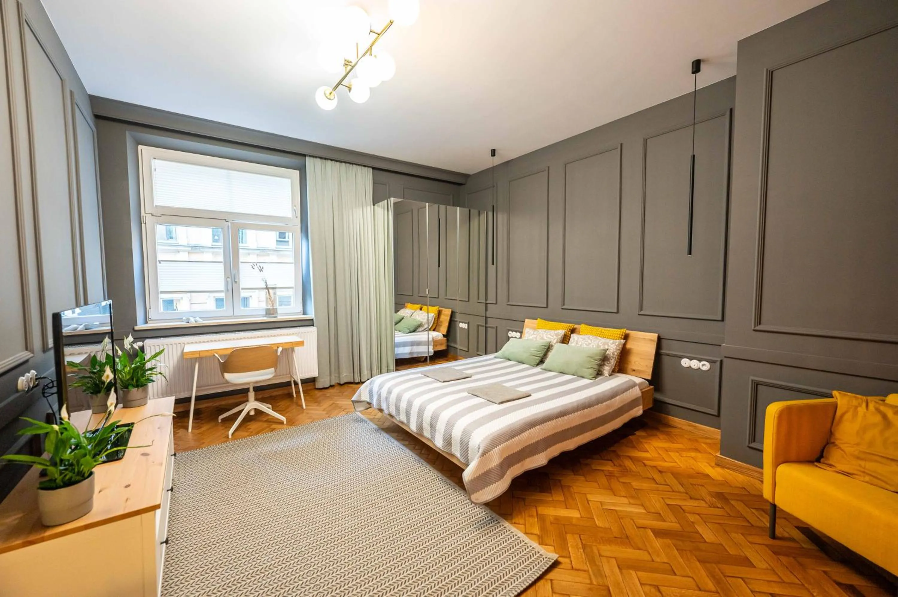 Bed in Trip Apartments