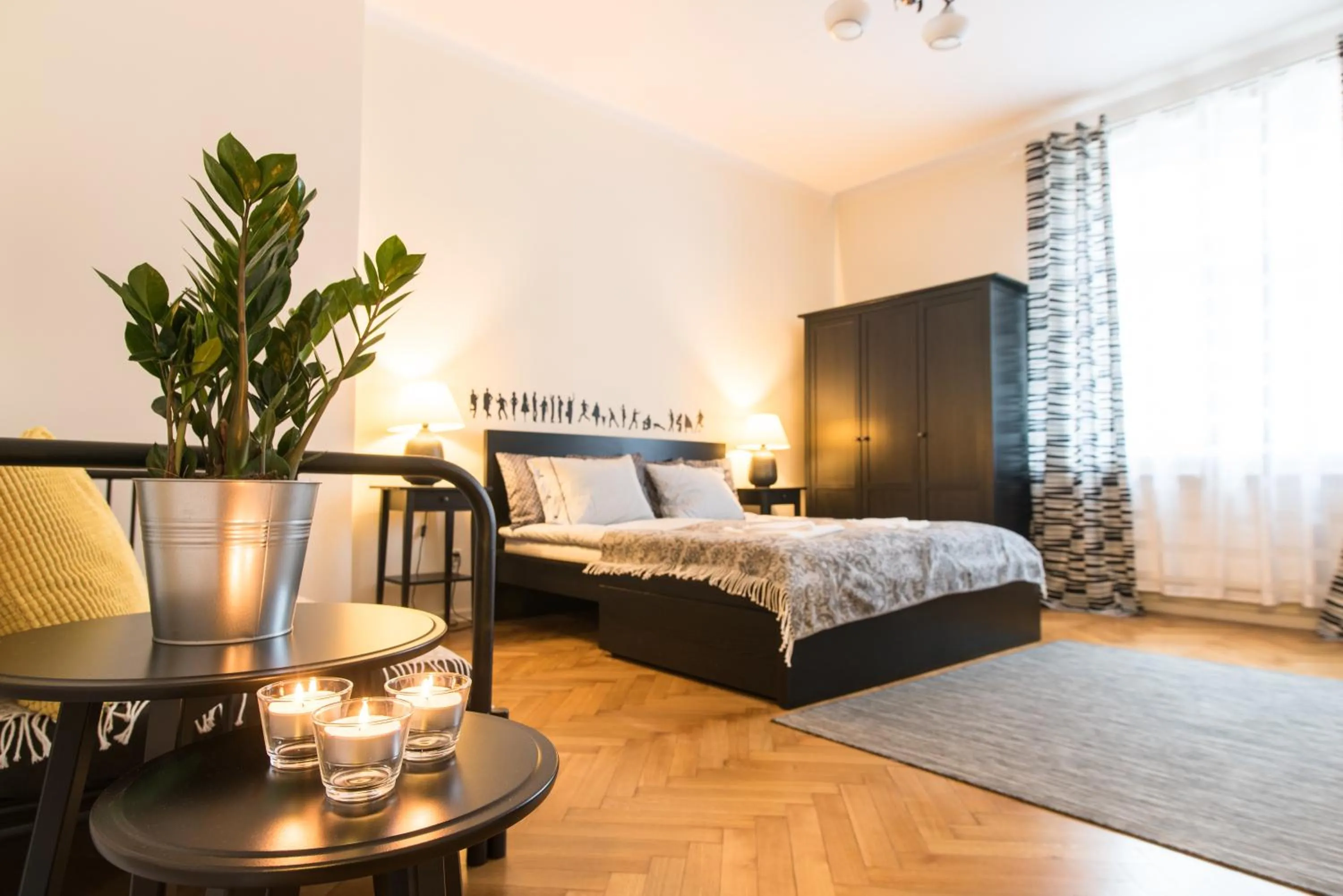 Bed in Trip Apartments