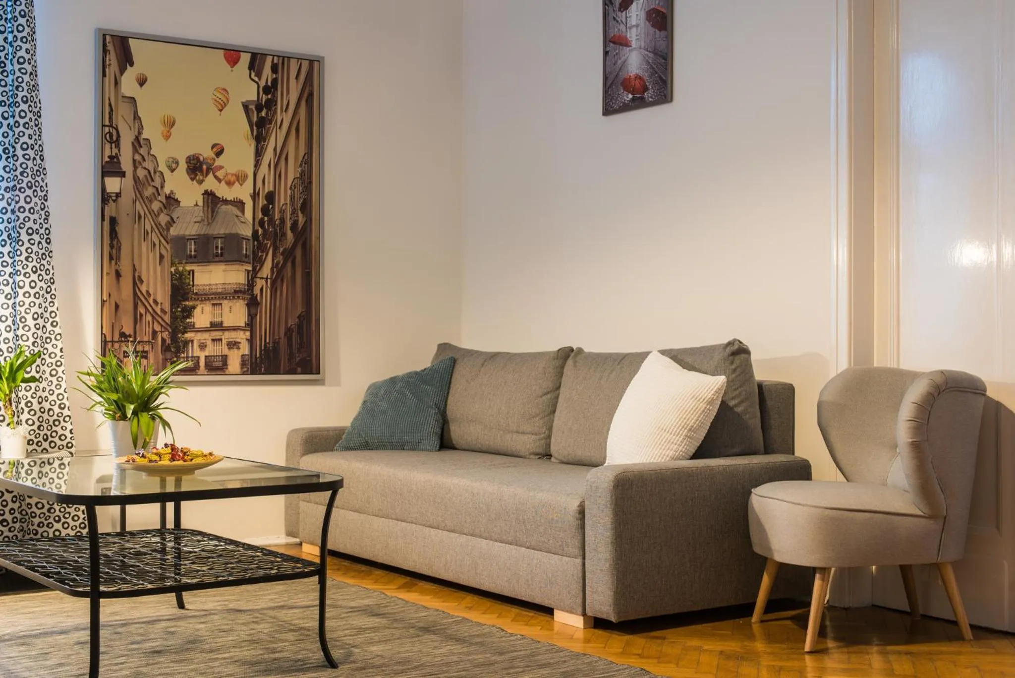 Living room in Trip Apartments