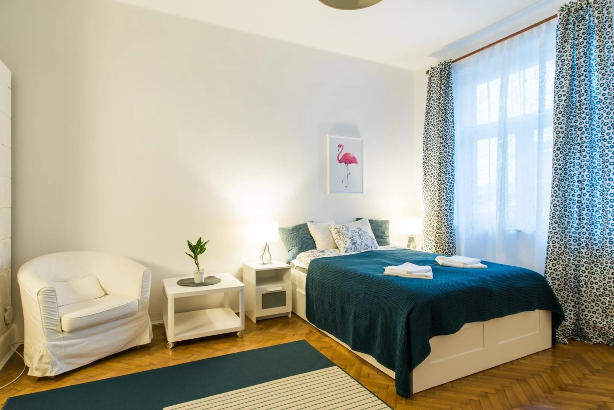 Bed in Trip Apartments