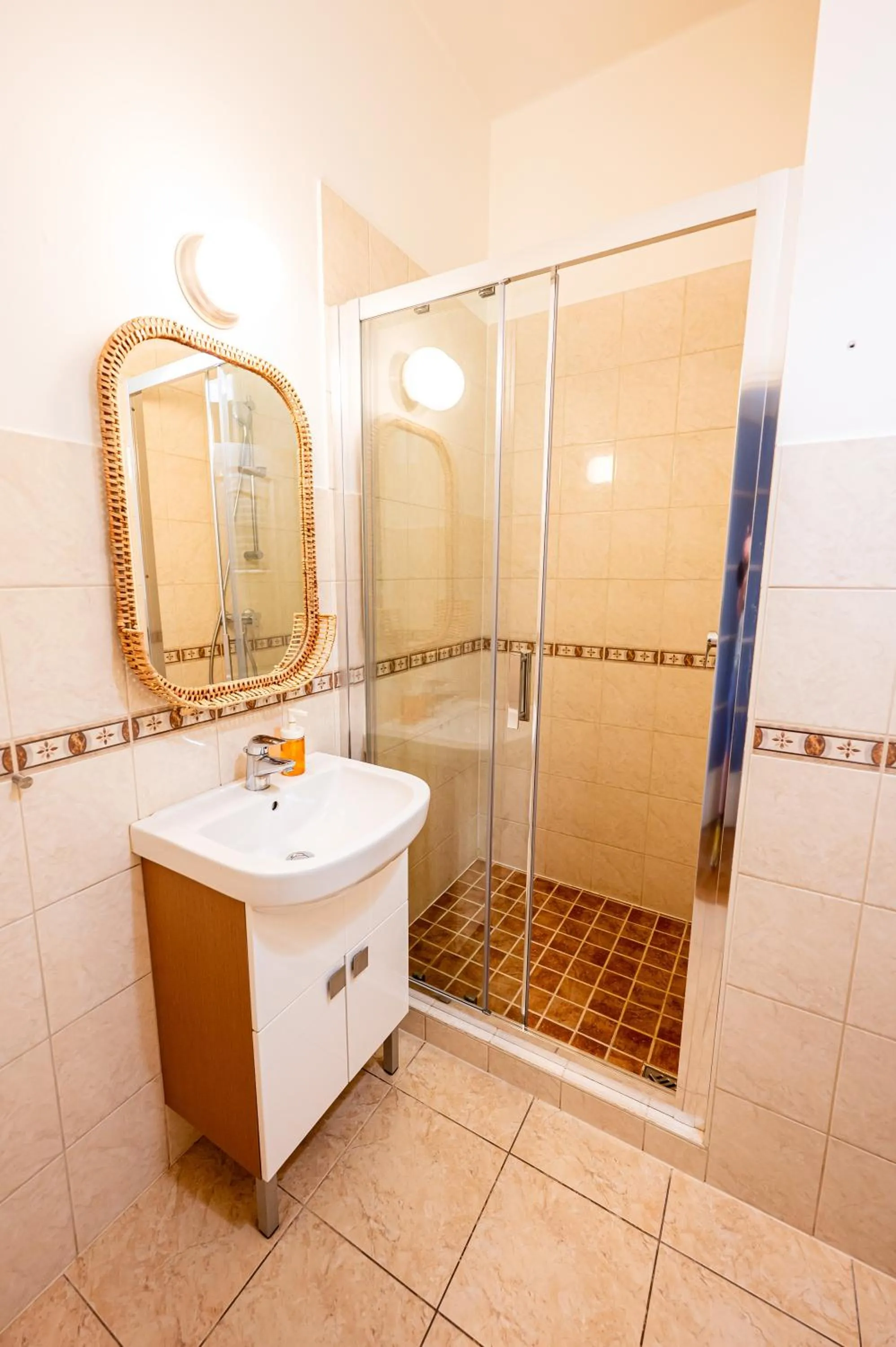 Shower in Trip Apartments