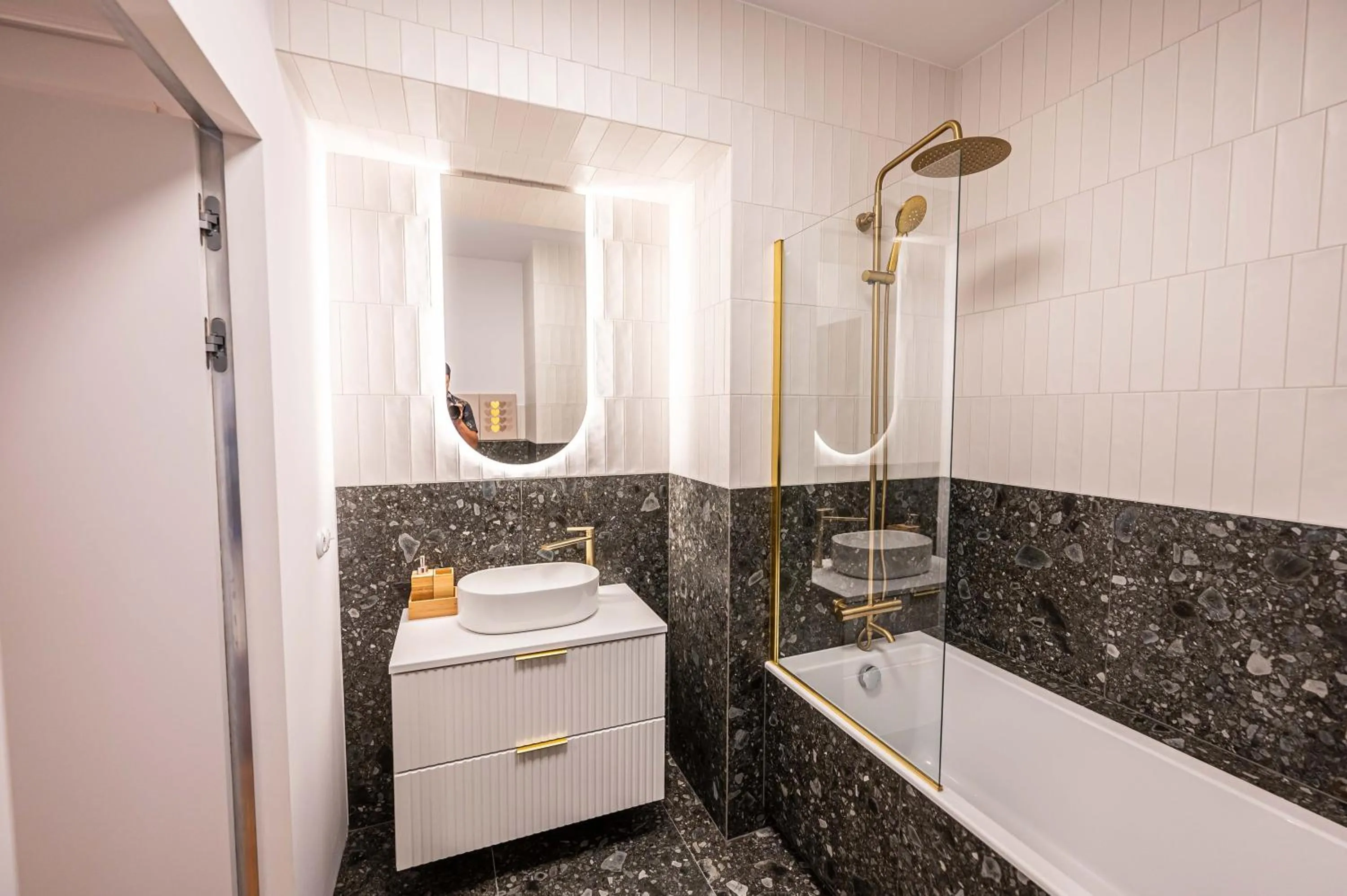 Shower in Trip Apartments