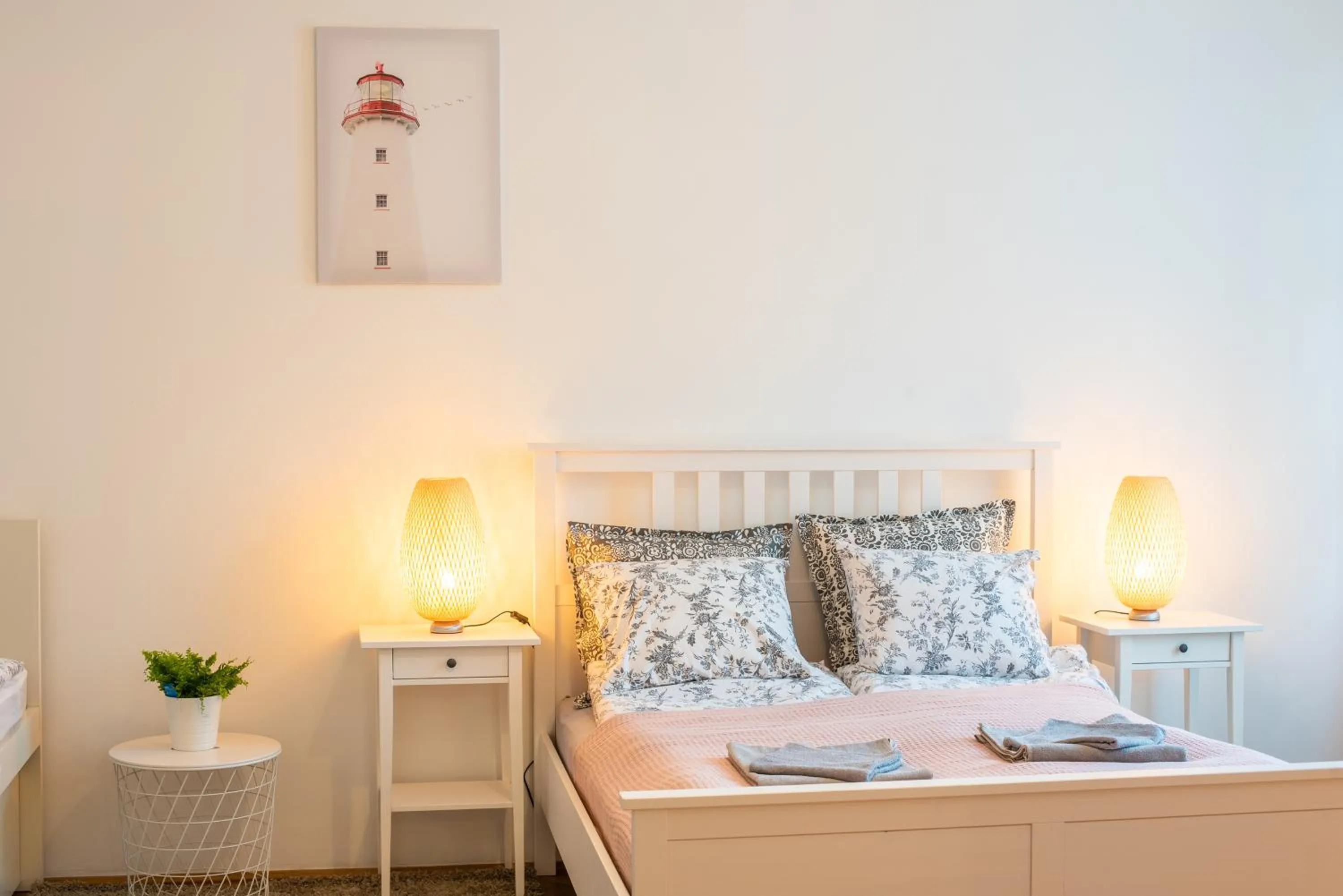 Bed in Trip Apartments