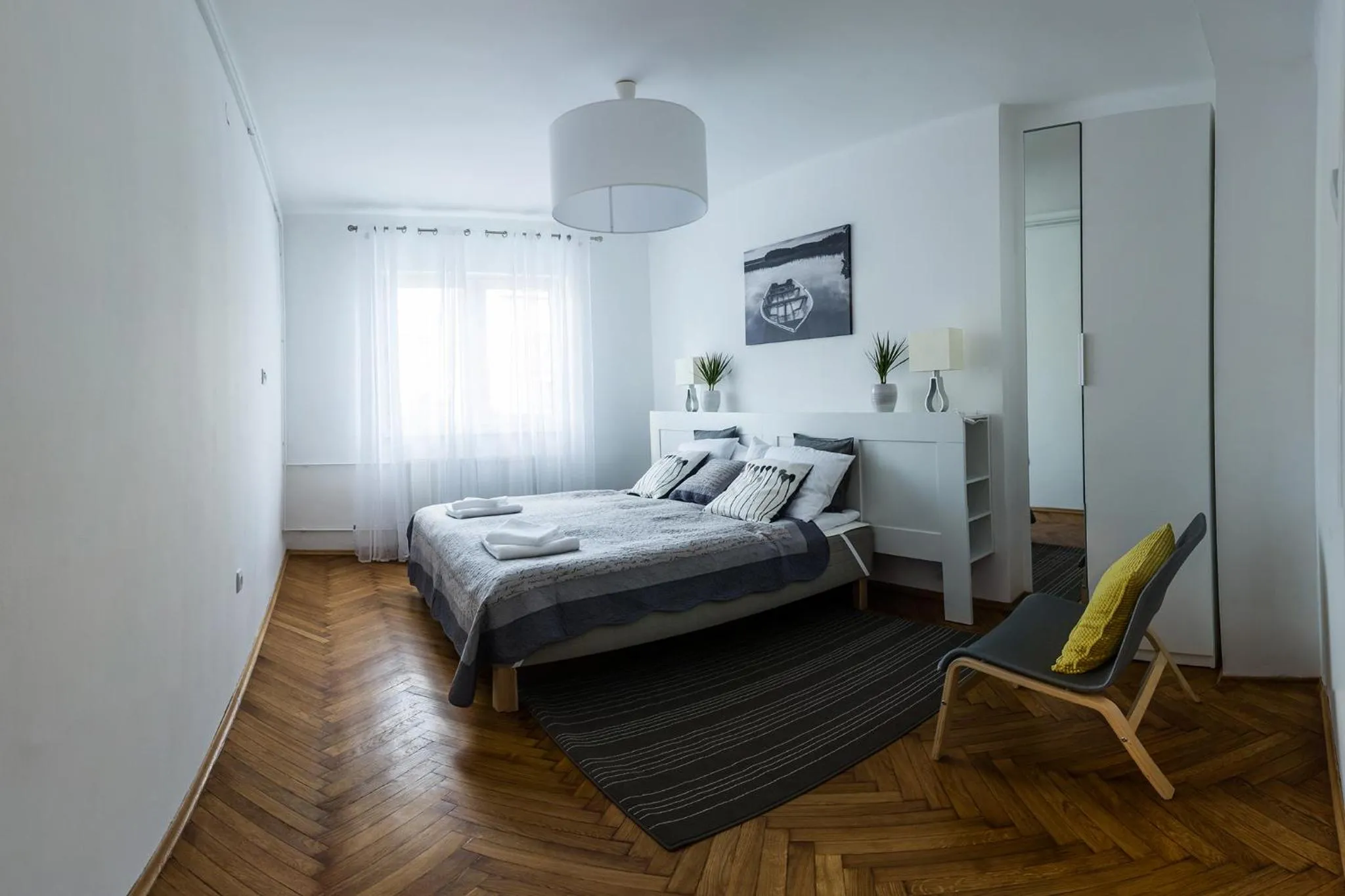 Bed in Trip Apartments