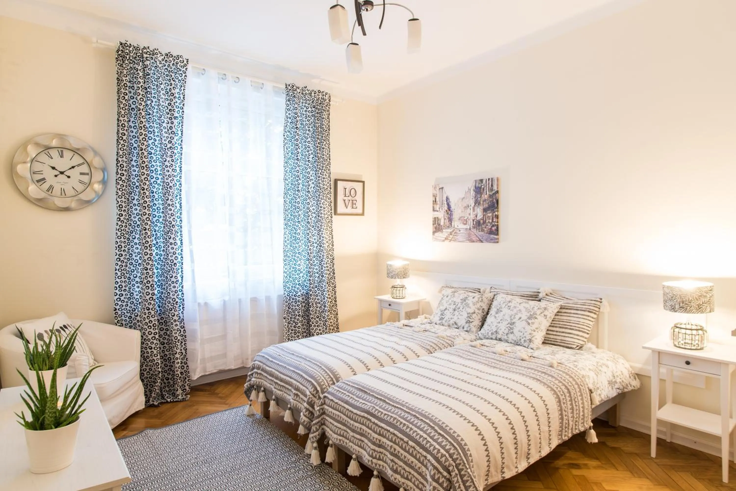 Bed in Trip Apartments
