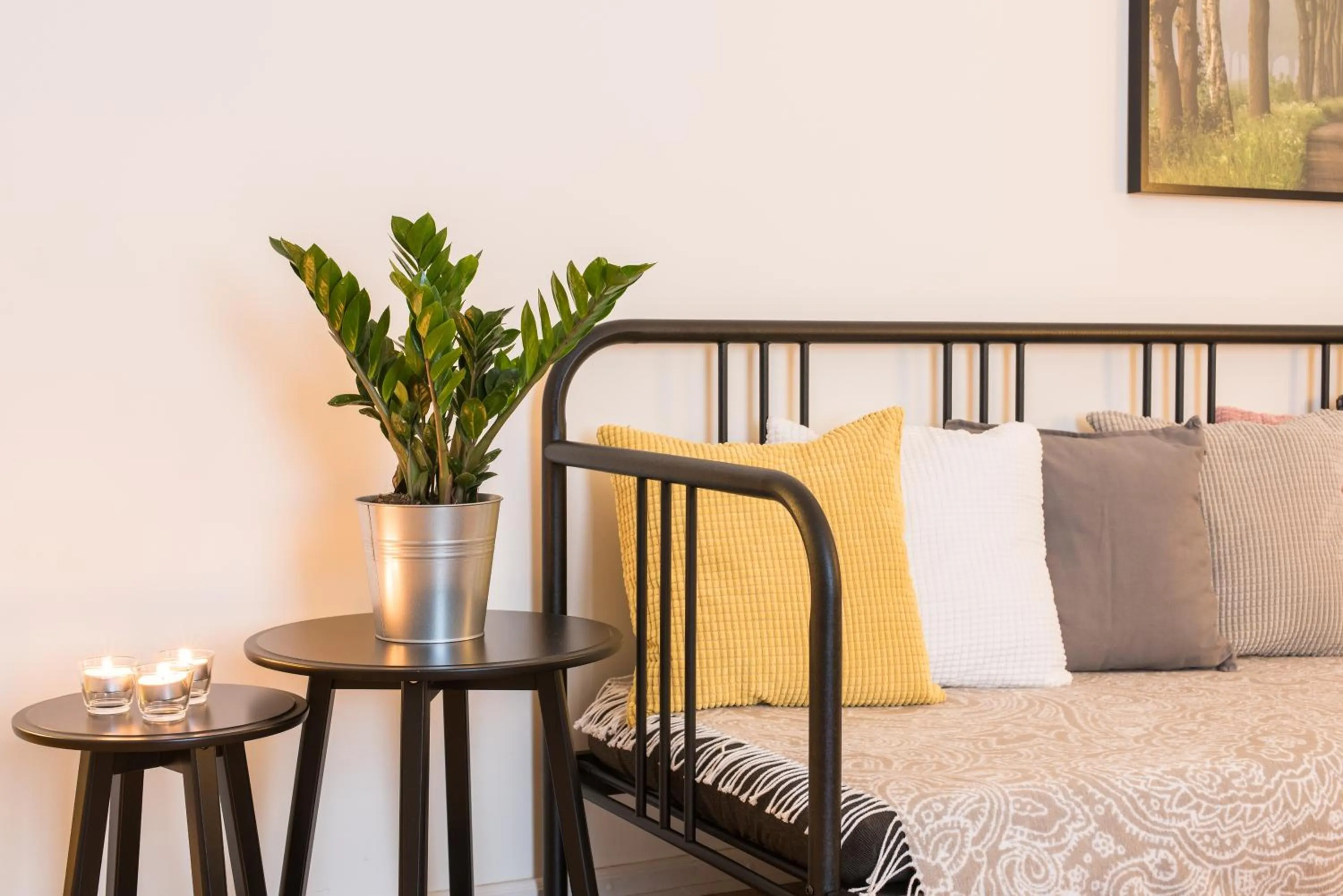 Bed in Trip Apartments