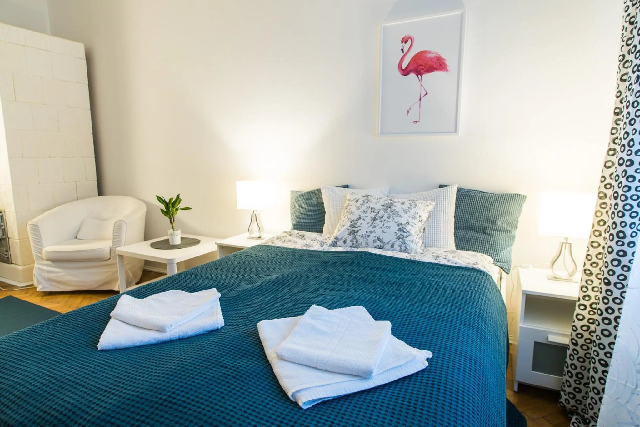 Bed in Trip Apartments