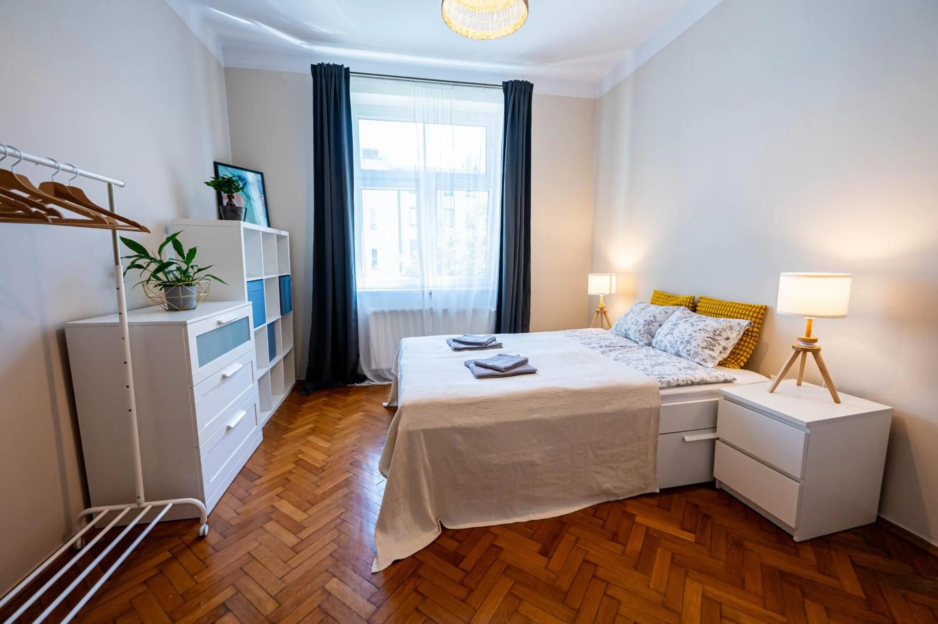 Bed in Trip Apartments
