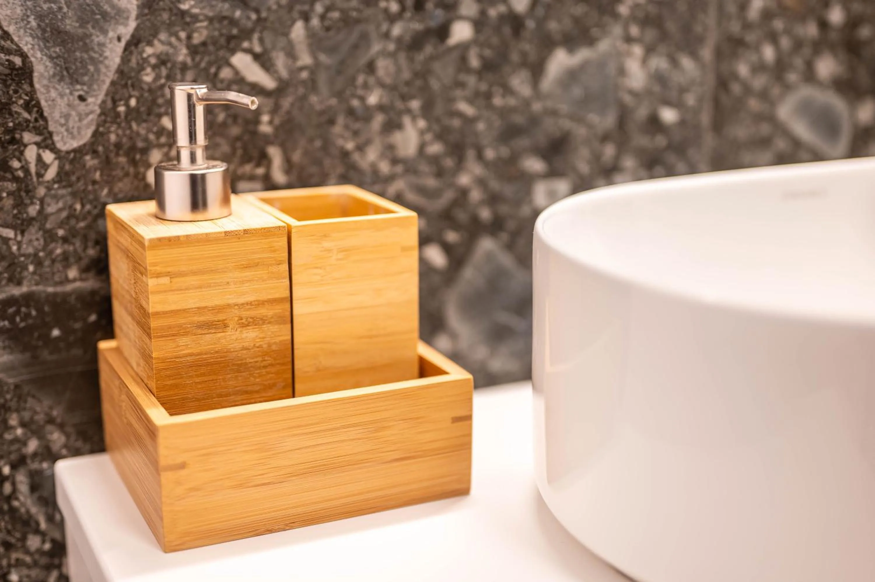 Bathroom in Trip Apartments
