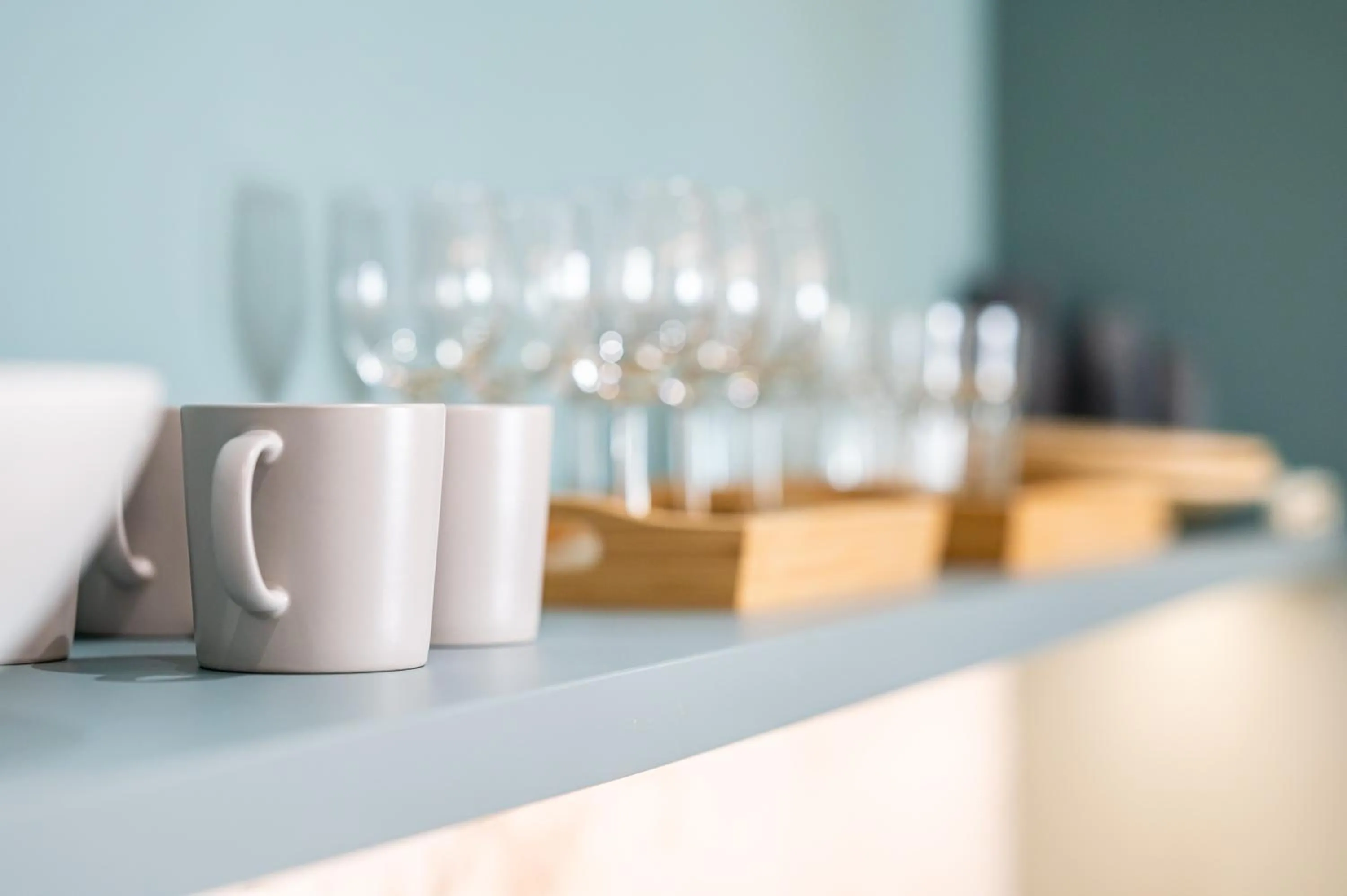 Kitchen or kitchenette in Trip Apartments