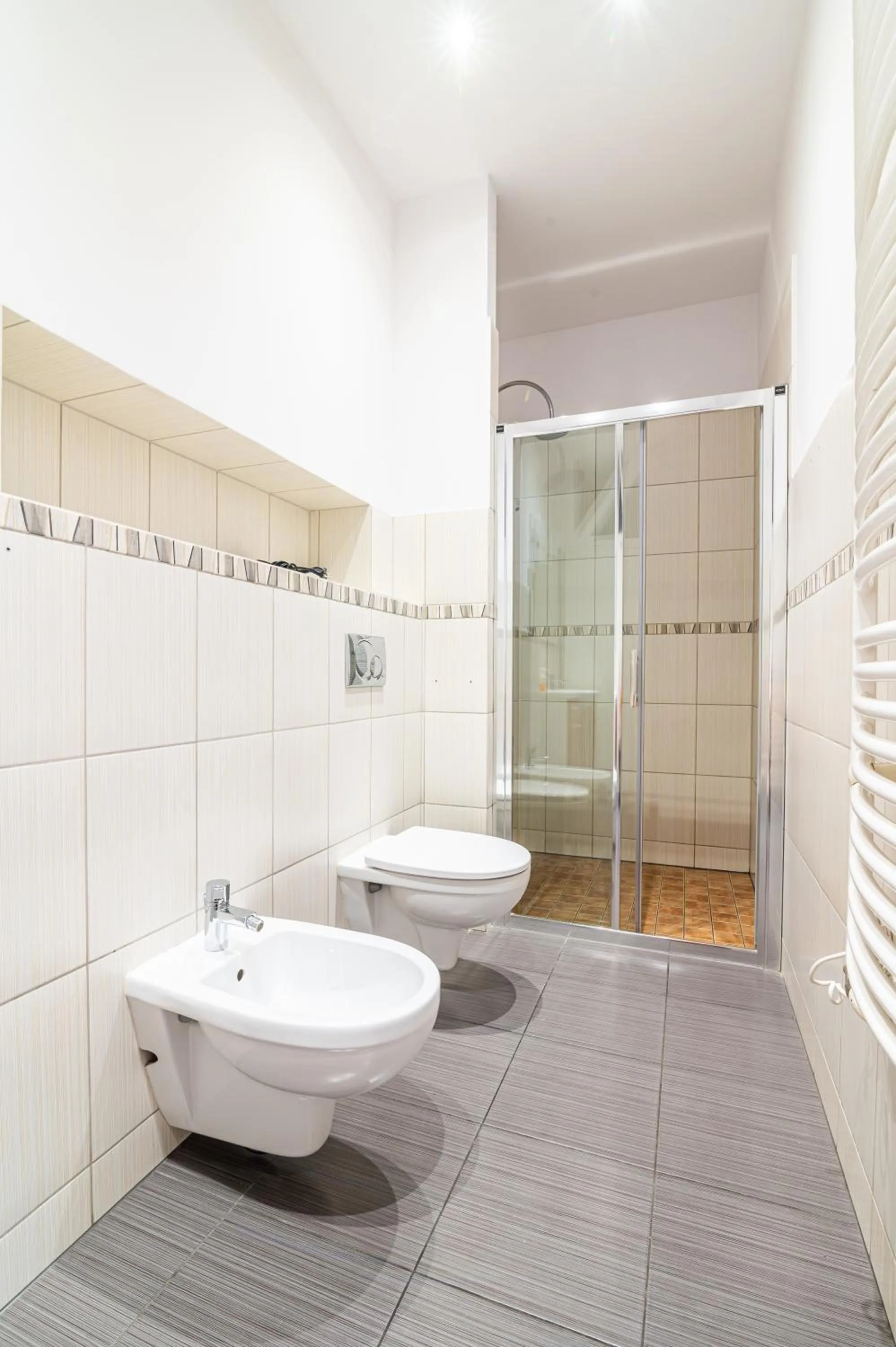 Shower in Trip Apartments